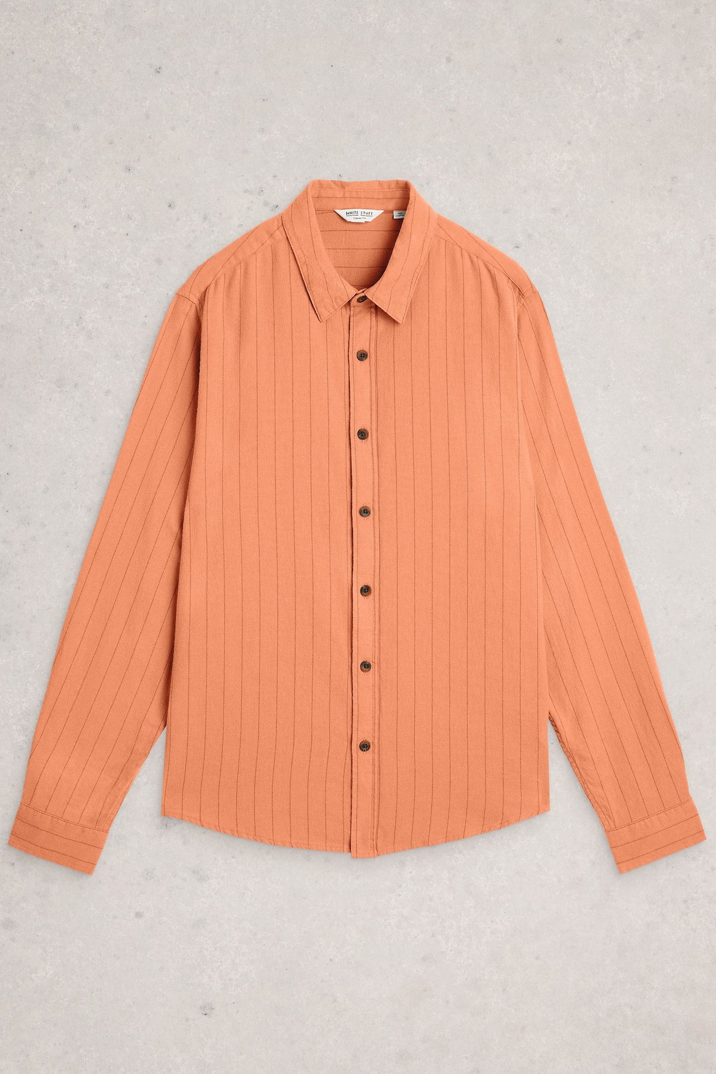 MINI STRIPE SHIRT DUSTY PINK 1