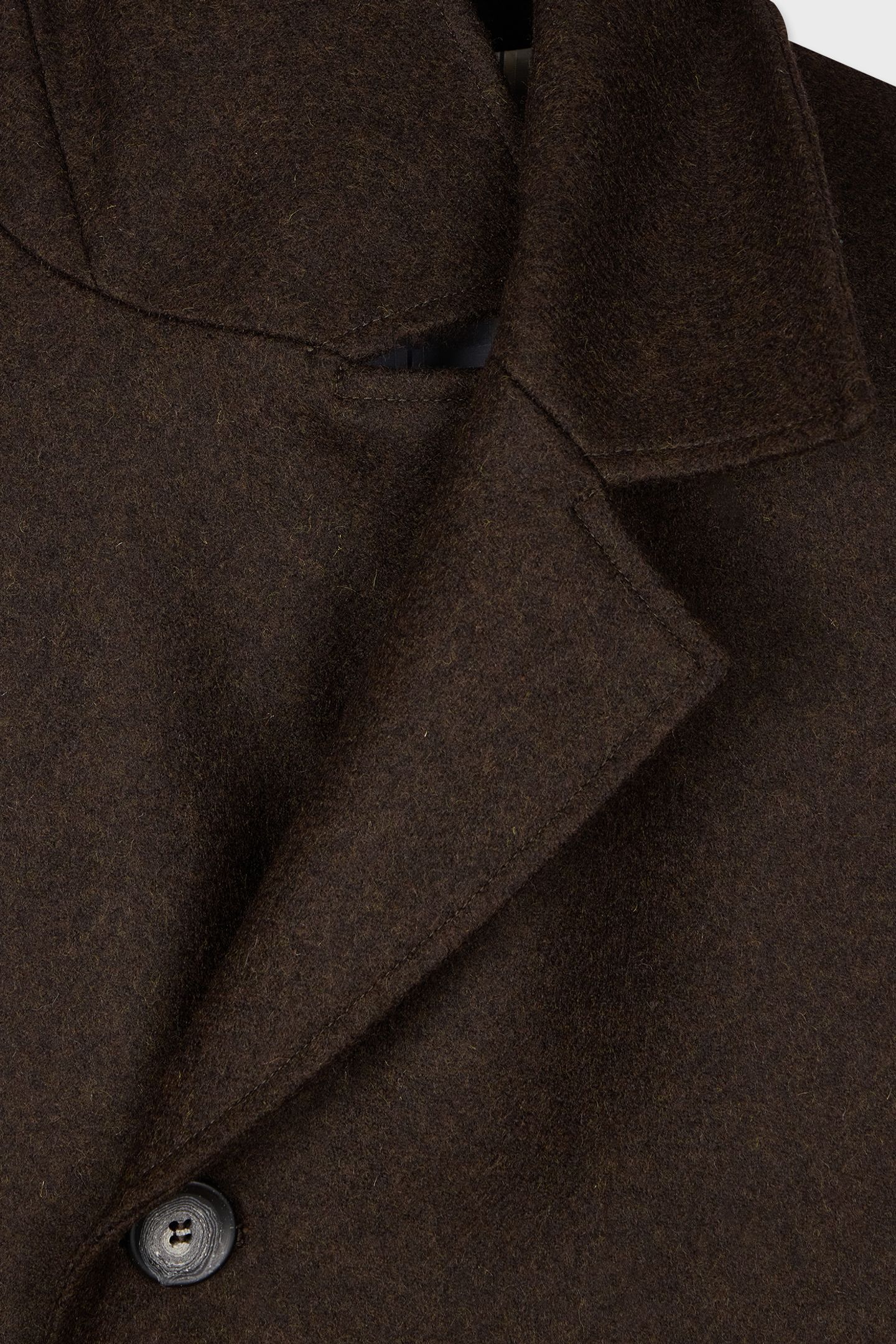 MENS WOOL COAT BROWN 5