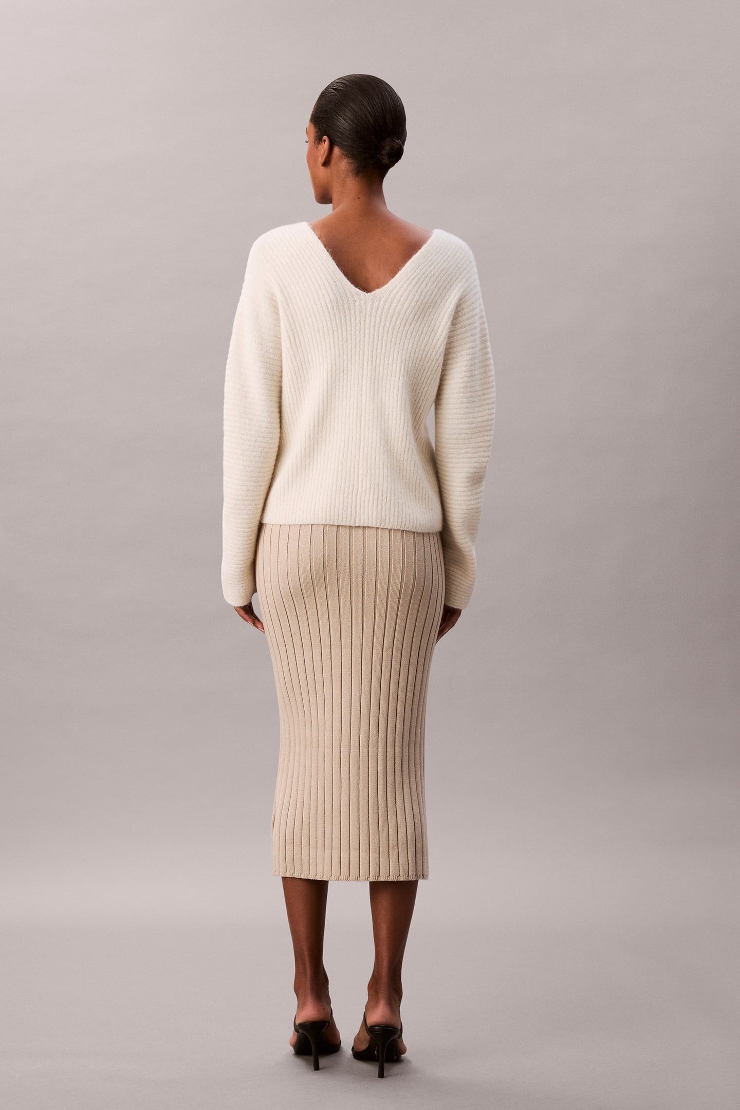 SWEATER SKIRT ISLAND FOSSIL 2