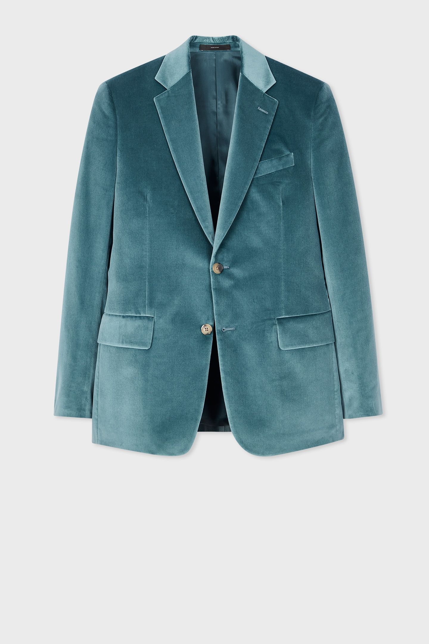 MENS TAILORED FIT 2 BUTTON JACKET GREYISH BLUE 4