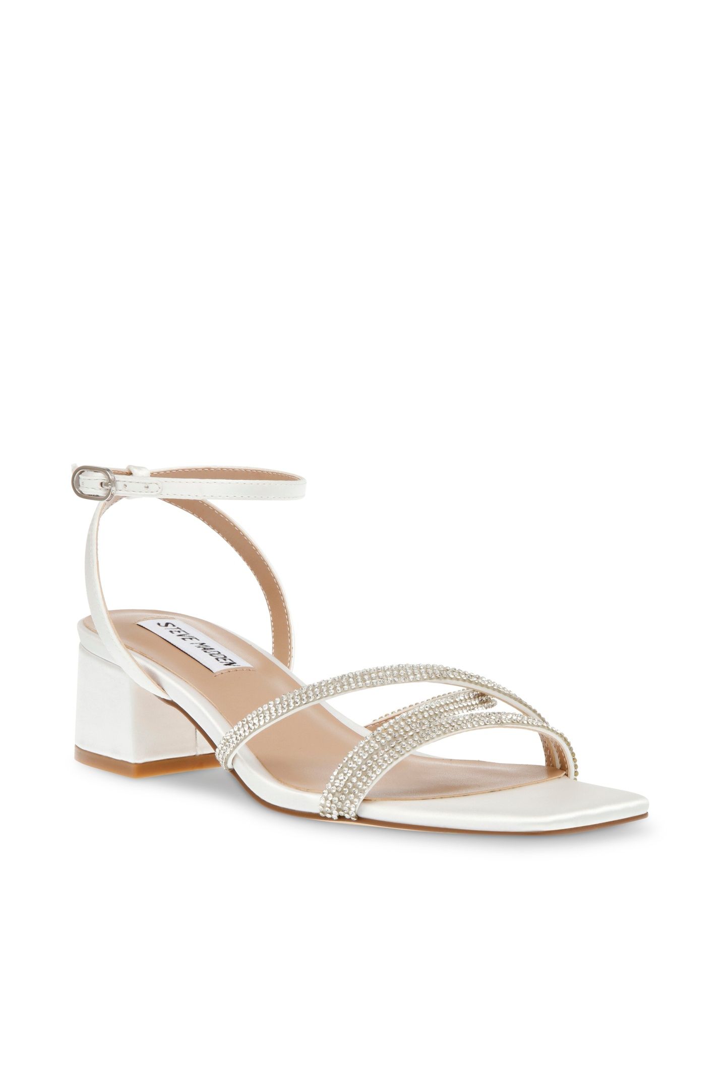 GABBY SANDALS IVORY SATIN 3