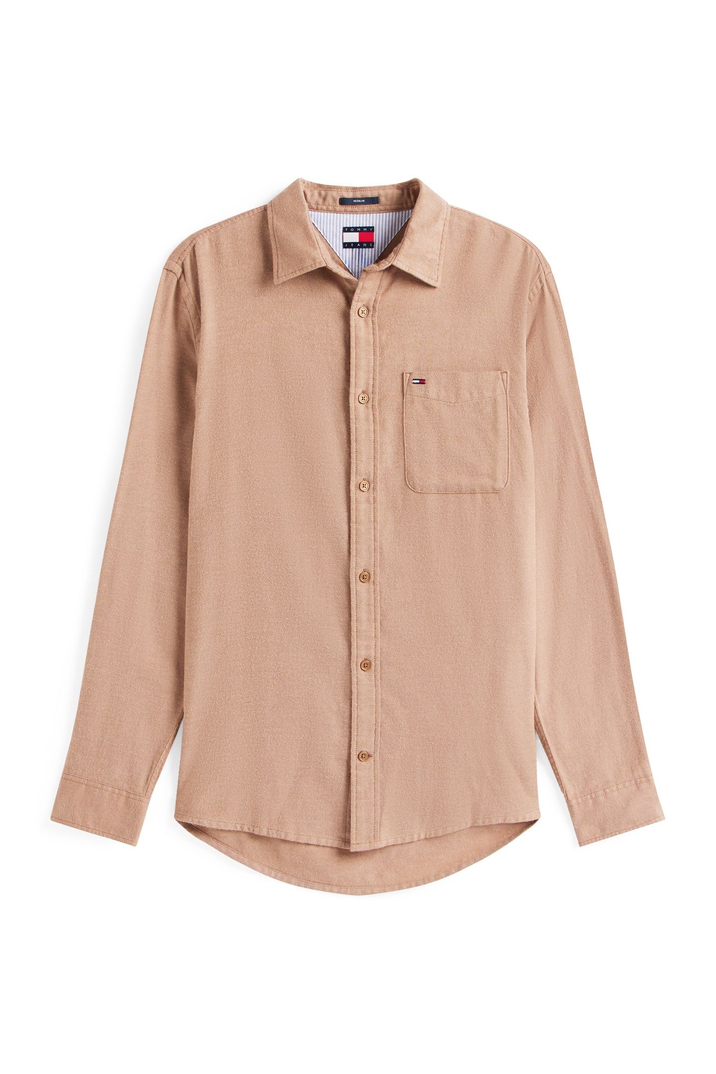 TJM REG FLANNEL SHIRT PECAN NUT 4