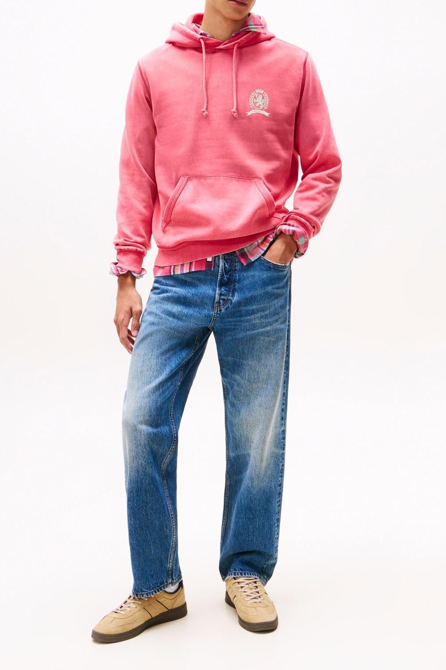 TJM REG WASHED CREST VINTAGE CERISE 3