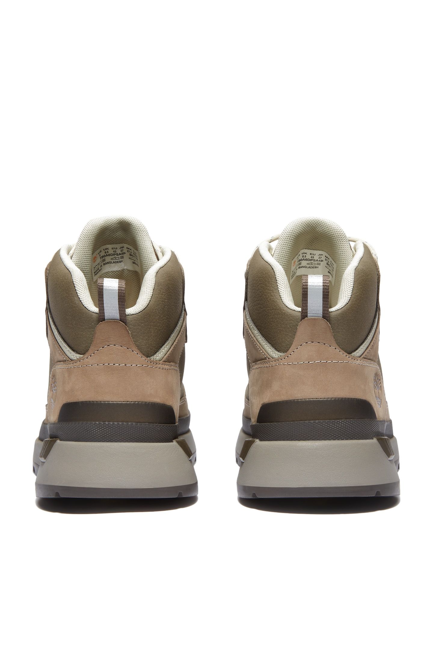 FIELD TREKKER MID LACE UP SNEAKER MD GREY NUBUCK BROWN 4