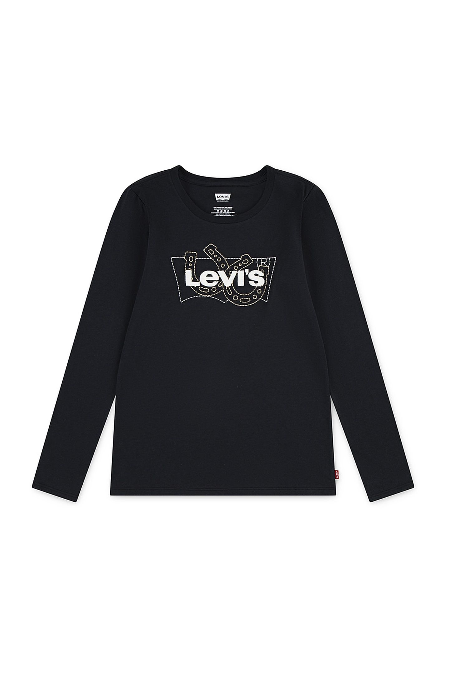 GIRLS LS BATWING FILL JET BLACK 1