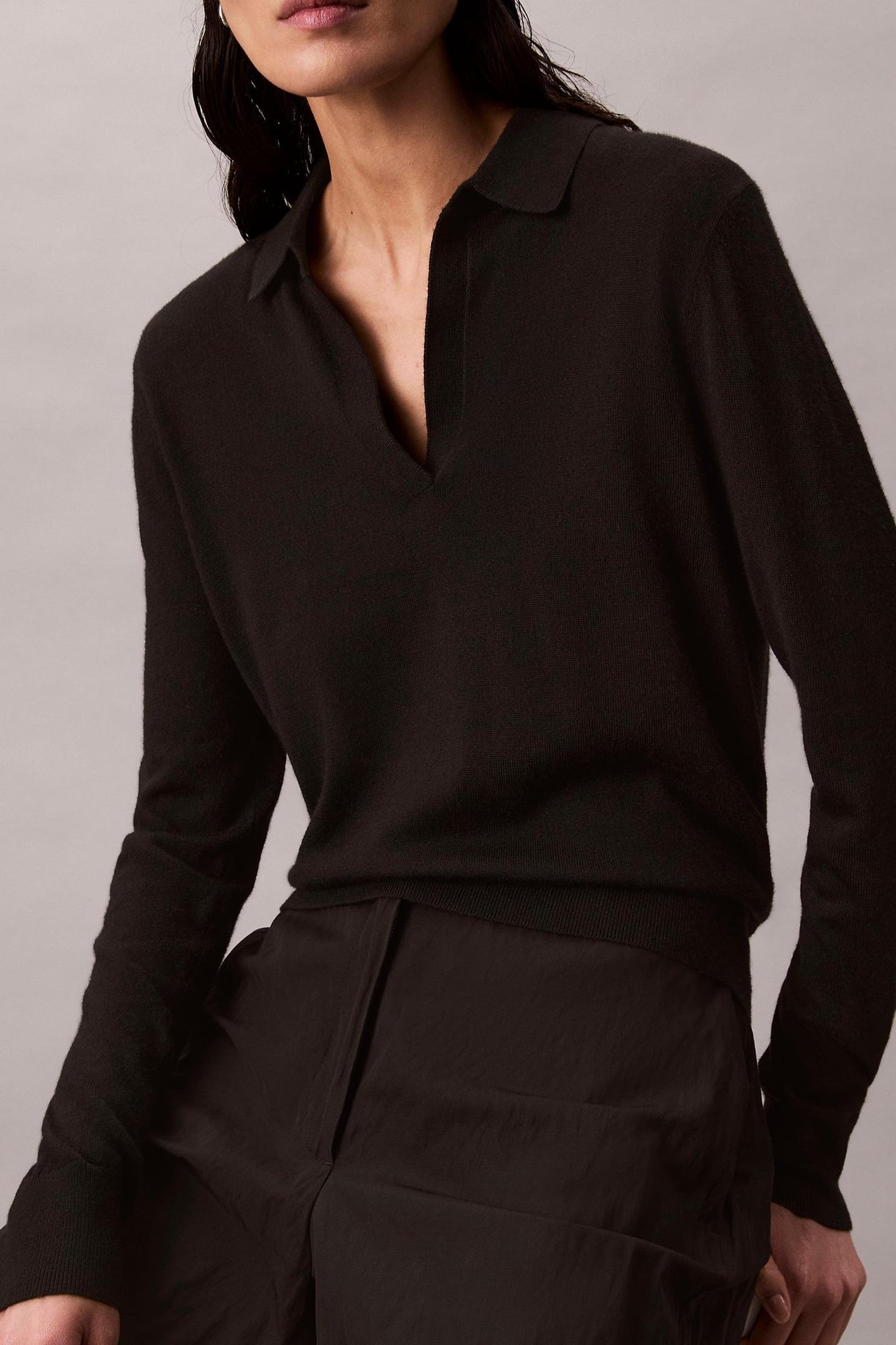 LS JNY EXTRAFINE MERINO BLACK 5