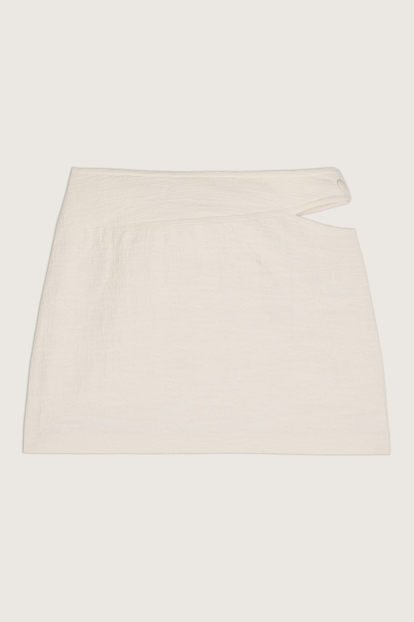 MINI SKIRT ECRU 3