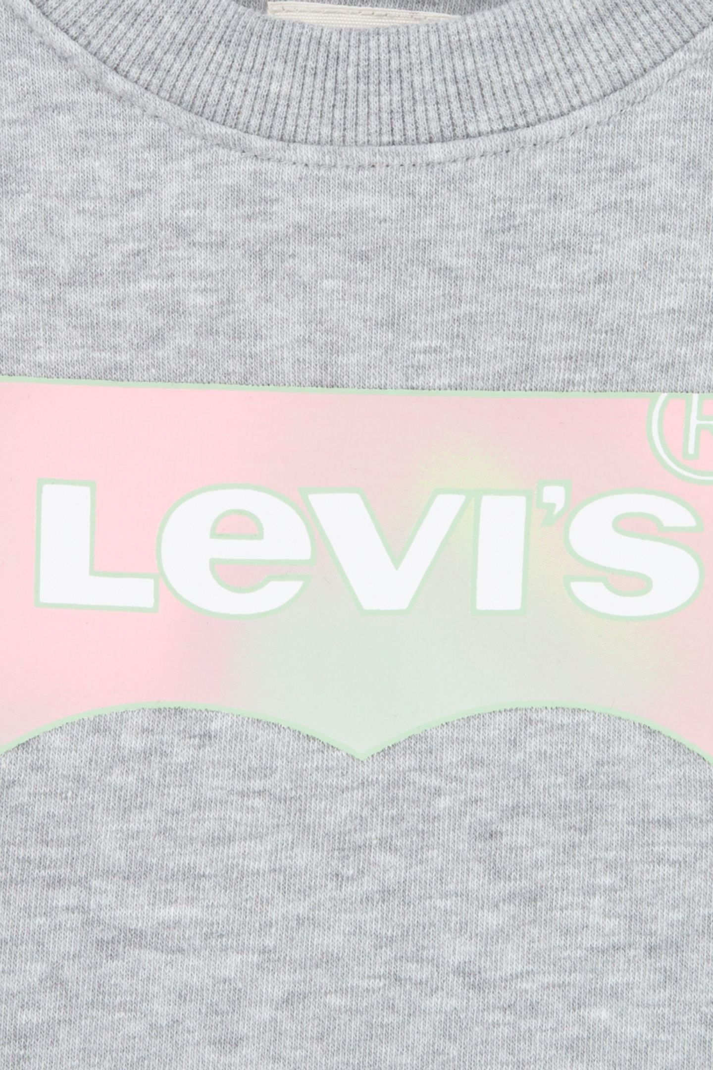 GIRLS CREWNECK SWEATSHIRT DRESS GRAY HEATHER 3