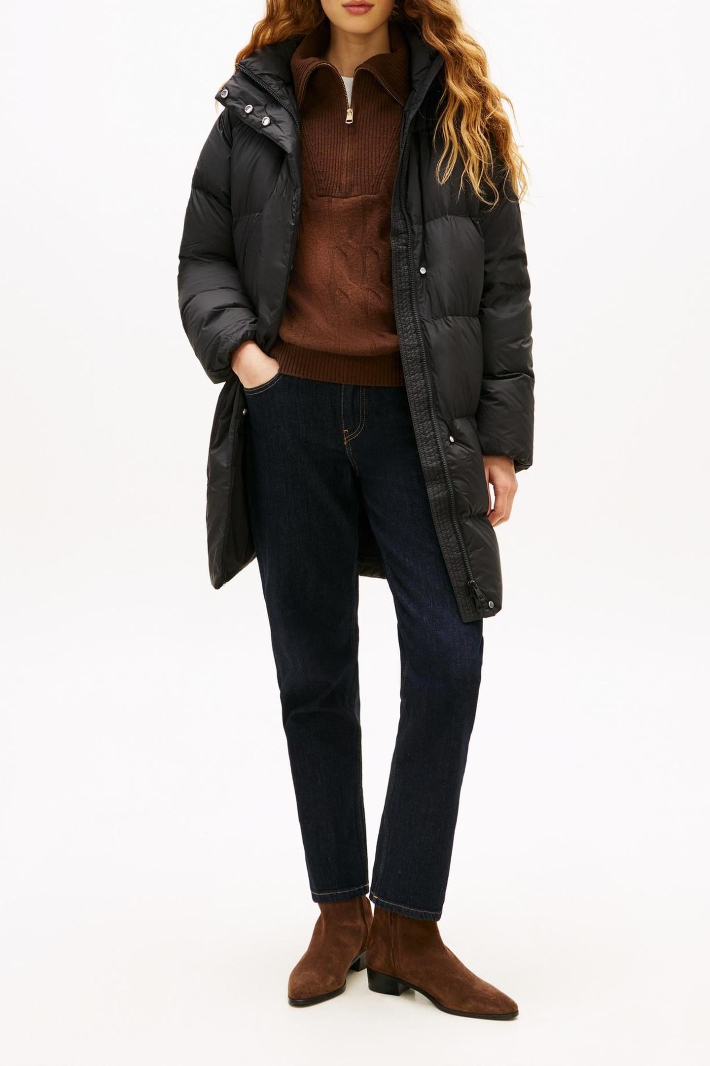 MODERN DOWN REG COAT BLACK 1