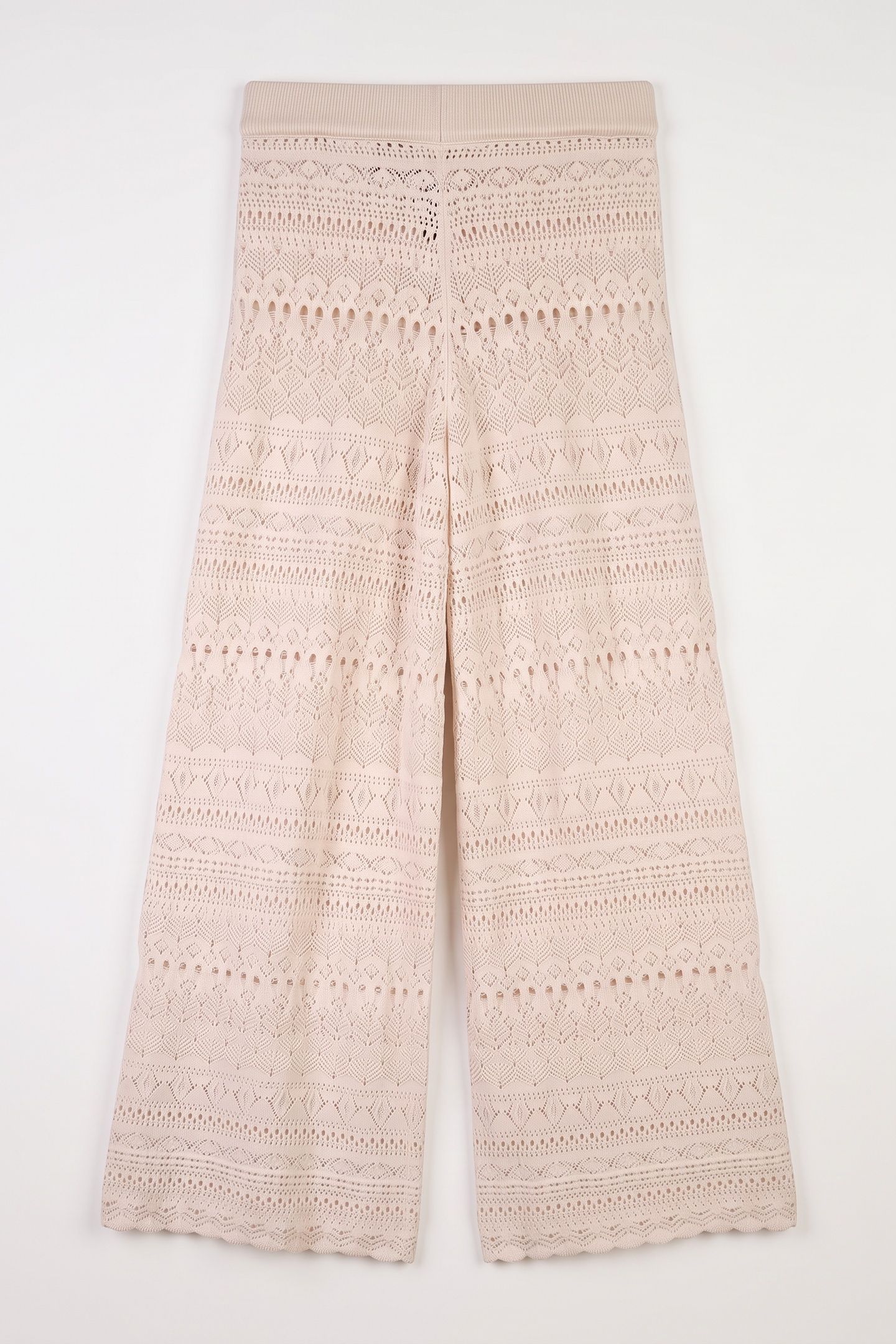 WIDE TROUSERS ECRU 3