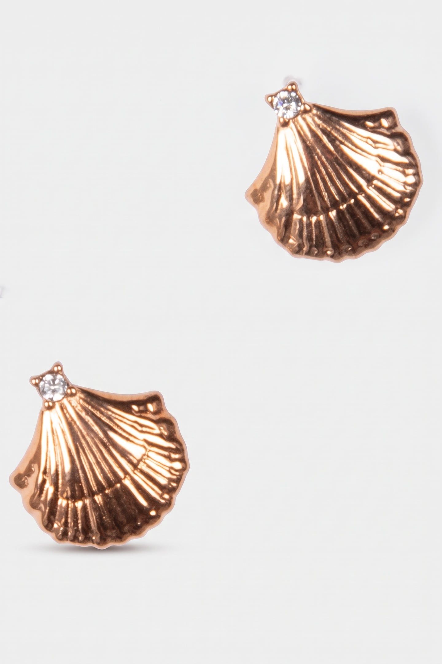 SMALL SHELL OHRRINGE ROSEGOLD 3