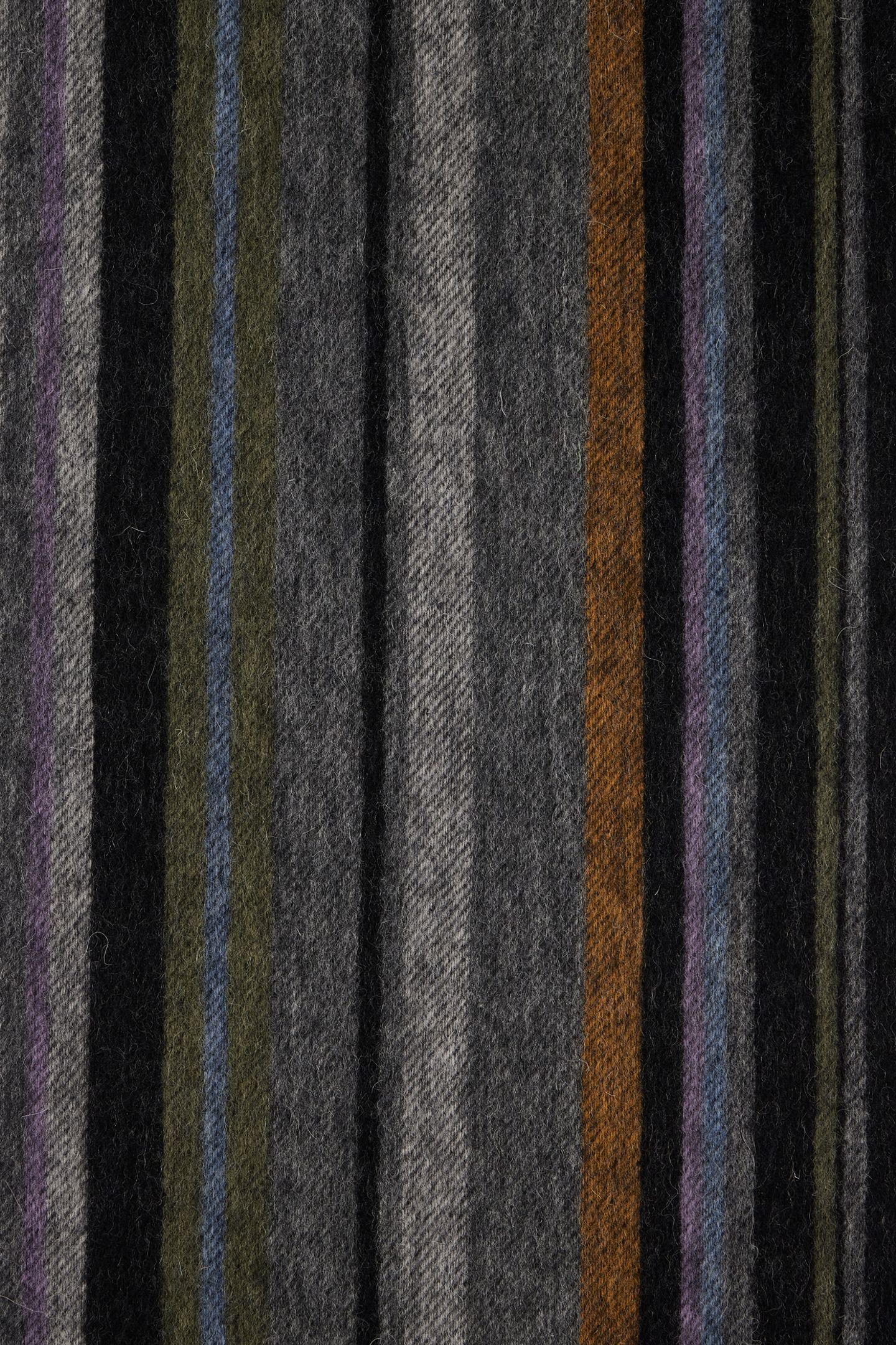 MEN SCARF TRENT STRIPE SLATE 4