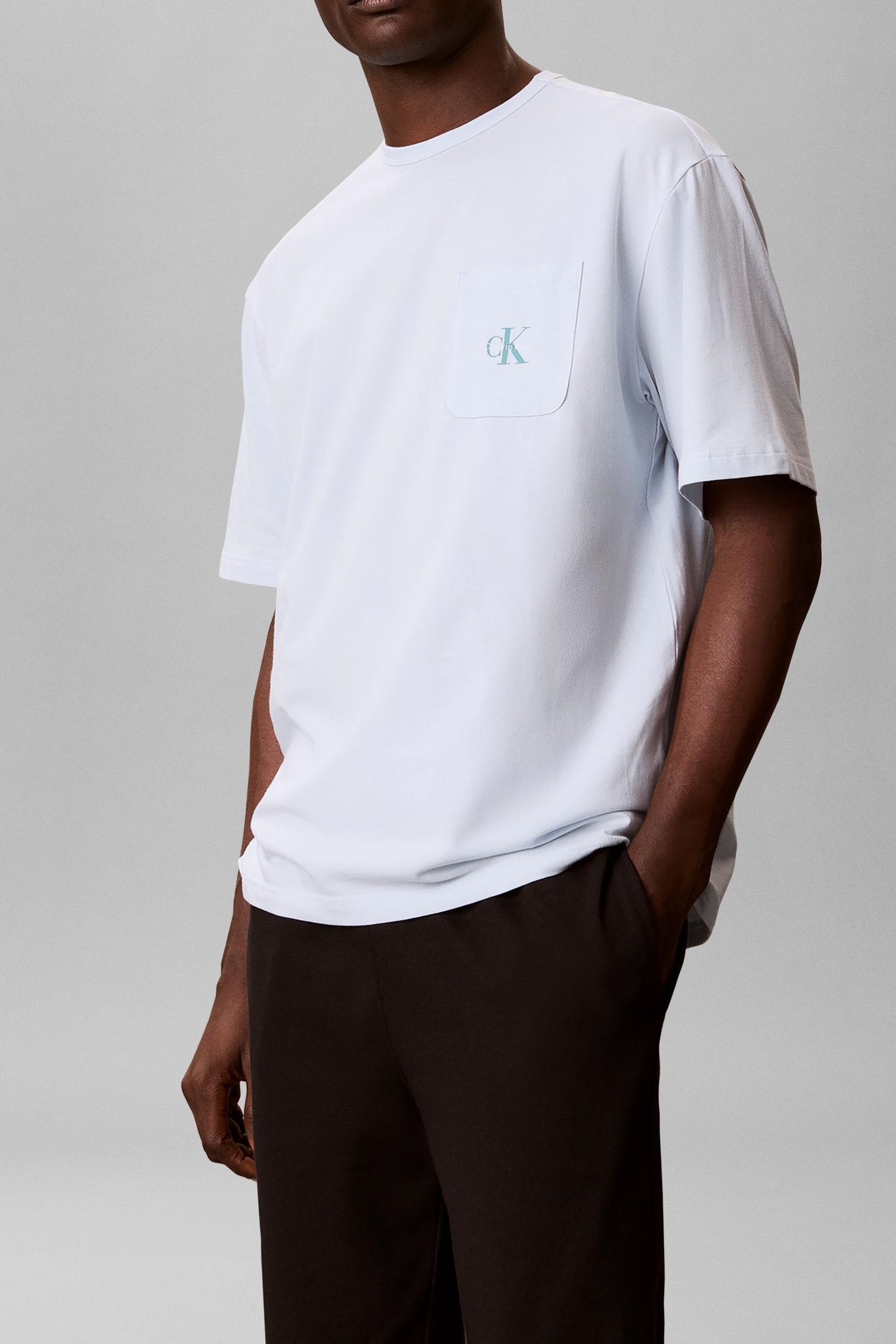MONOGRAM S/S CREW NECK BALLAD BLUE 5