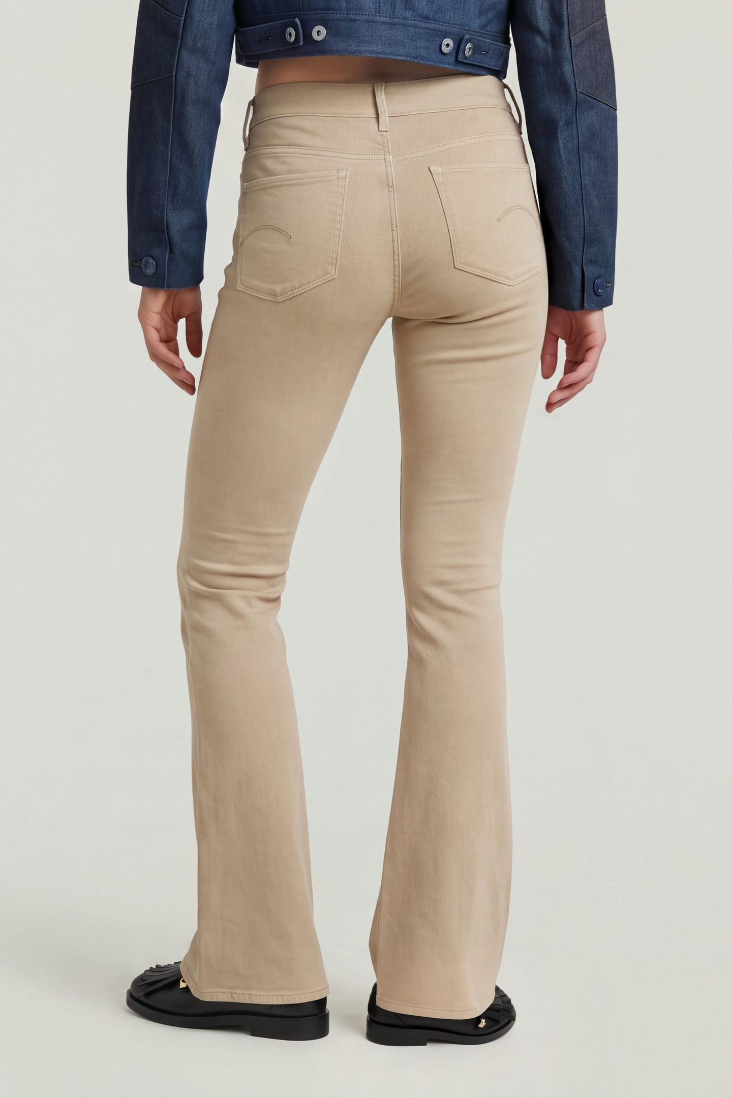3301 FLARE CHINO BEIGE/KHAKI 2