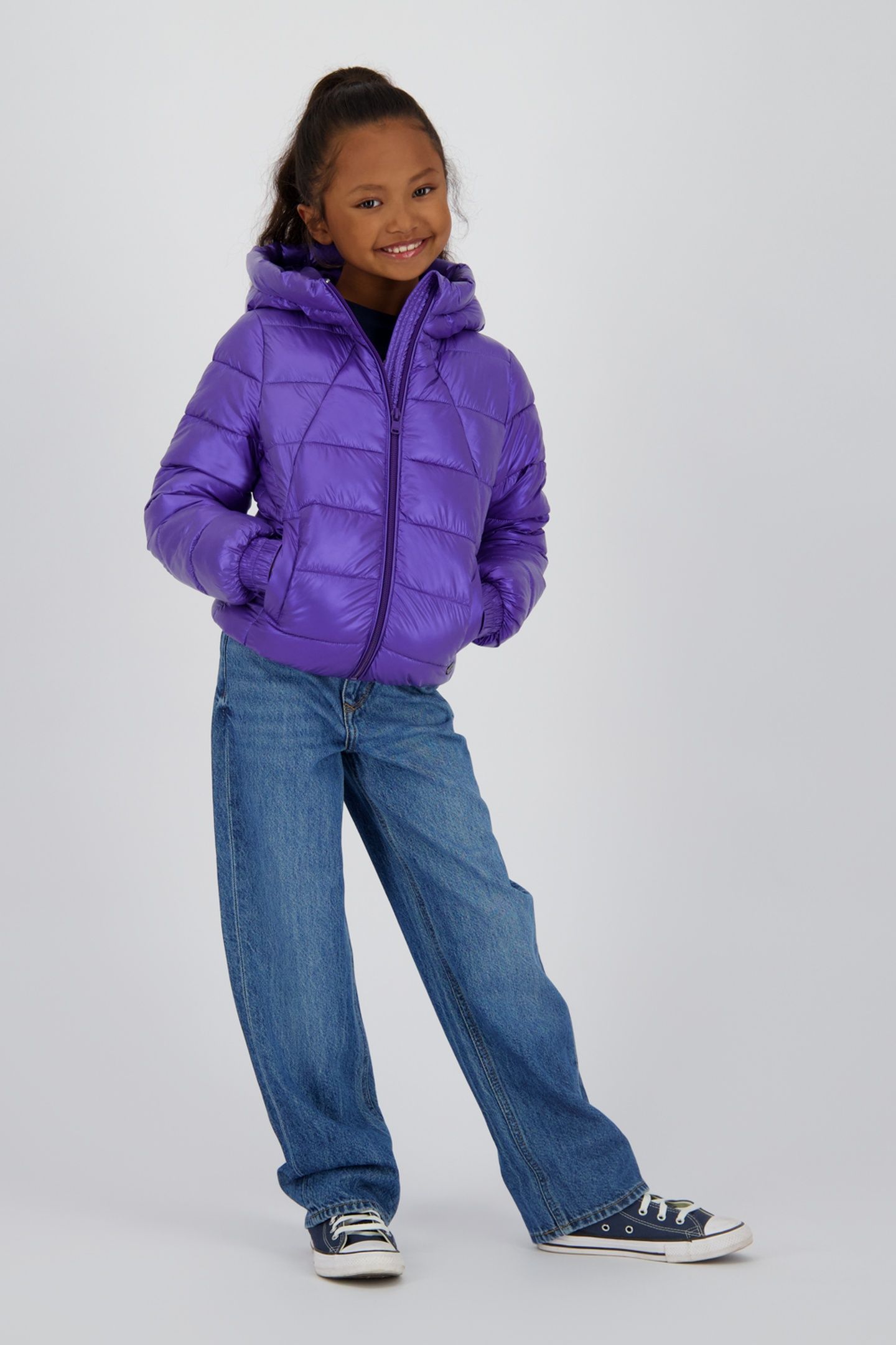 GIRLS TIANNA JACKET OUTDOOR VIOLA PURPLE 1