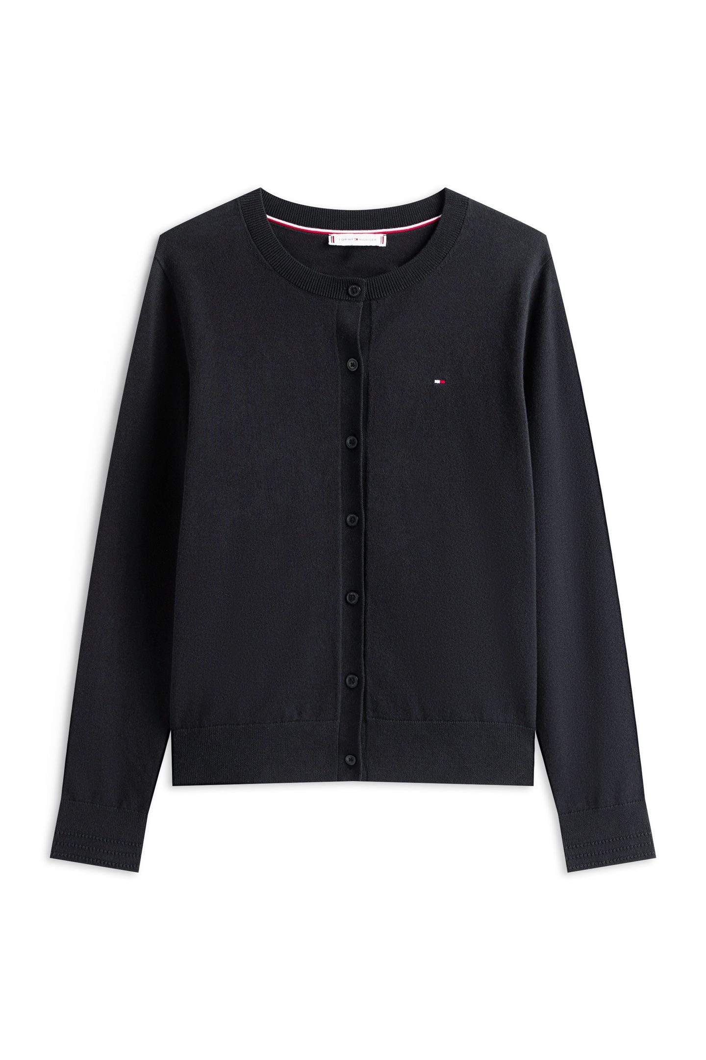 COTTON JERSEY CREW NECK BLACK 4