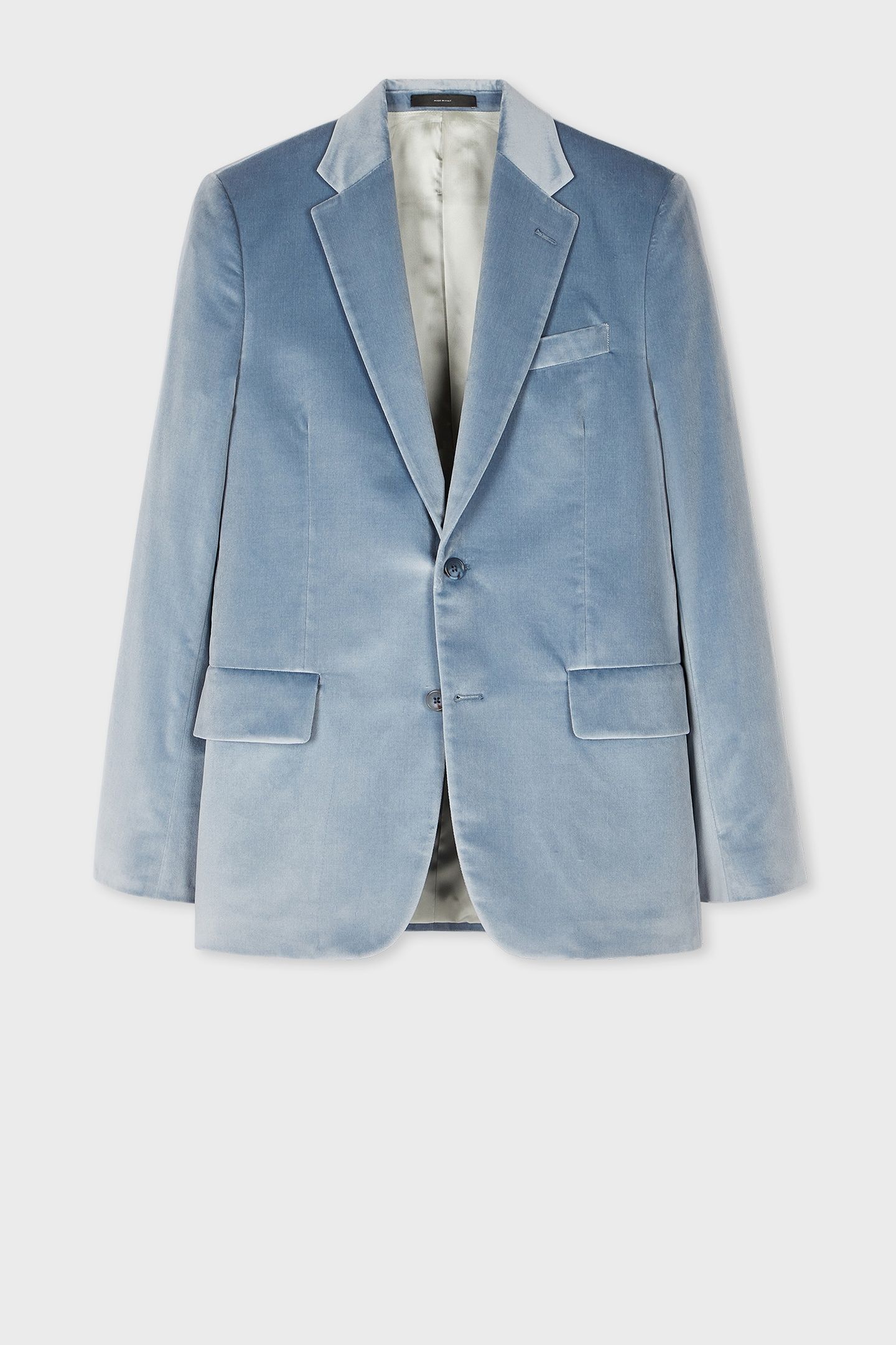 MENS TAILORED FIT 2 BUTTON JACKET LIGHT BLUE 4