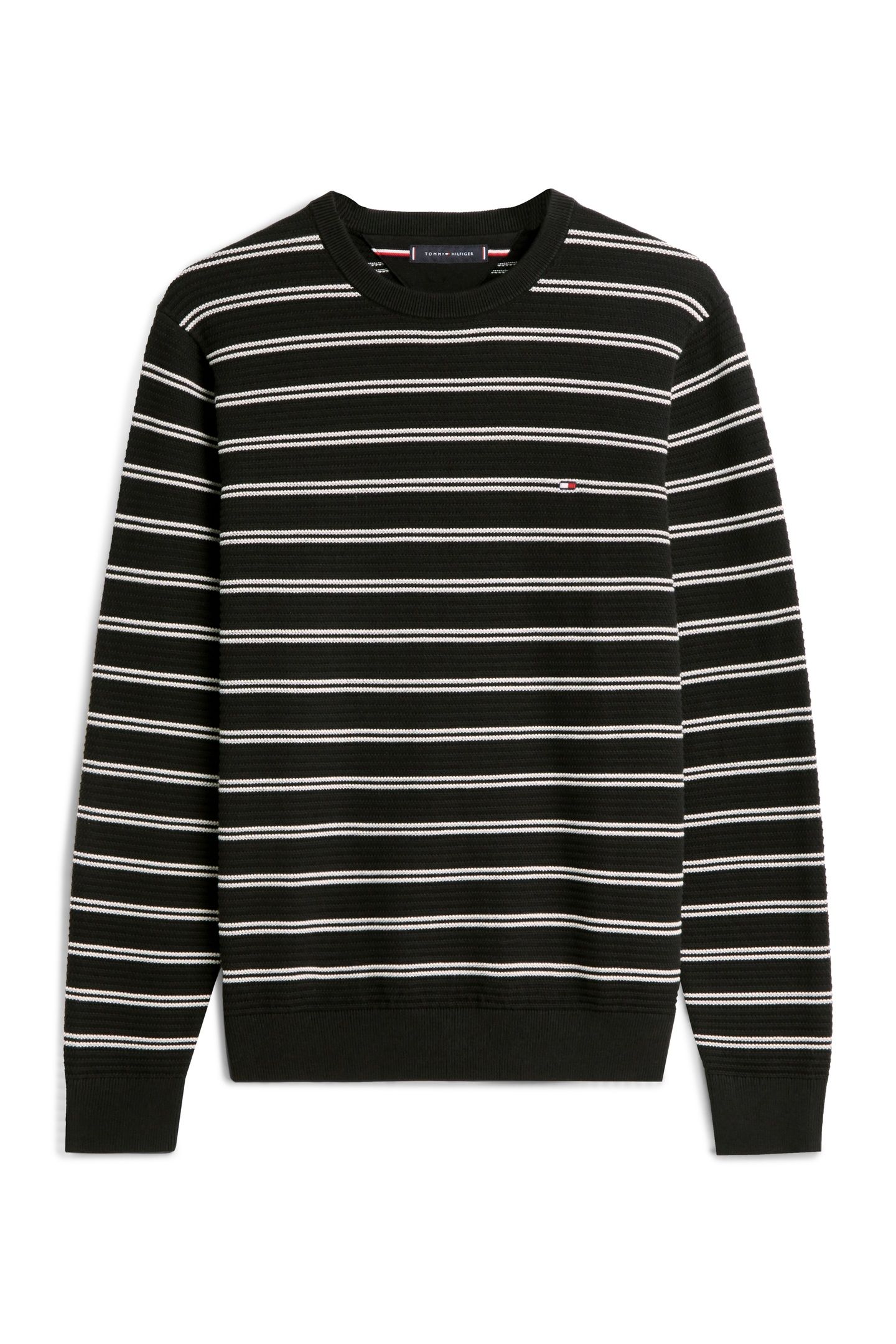 SEASONAL STRUCTURE CREW BLACK/IVORY PETAL 4