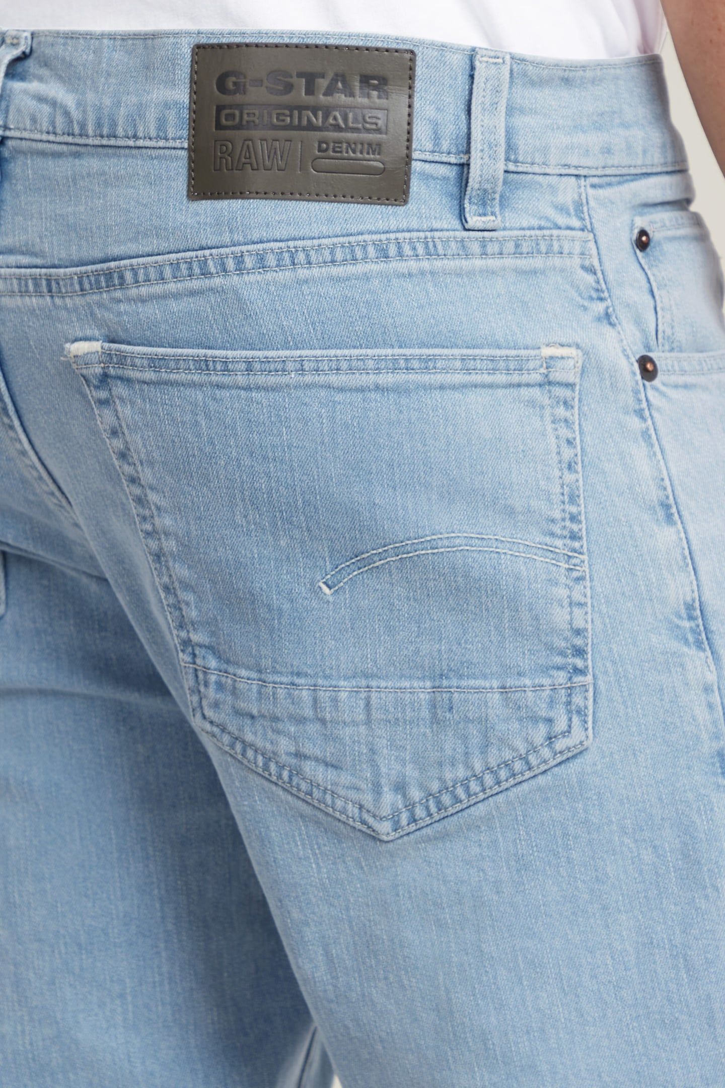 3301 REGULAR TAPERED LIGHT/PASTEL BLUE 6