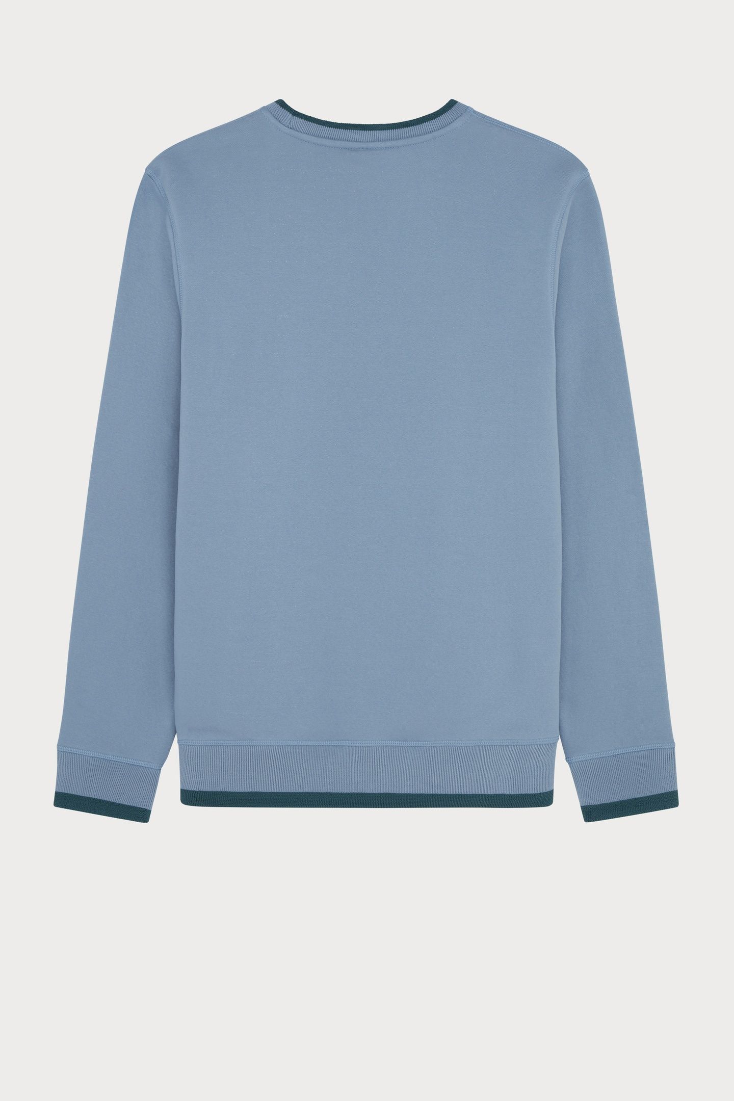 MENS REG FIT SWEATSHIRT ZEBRA MONO LIGHT BLUE 7