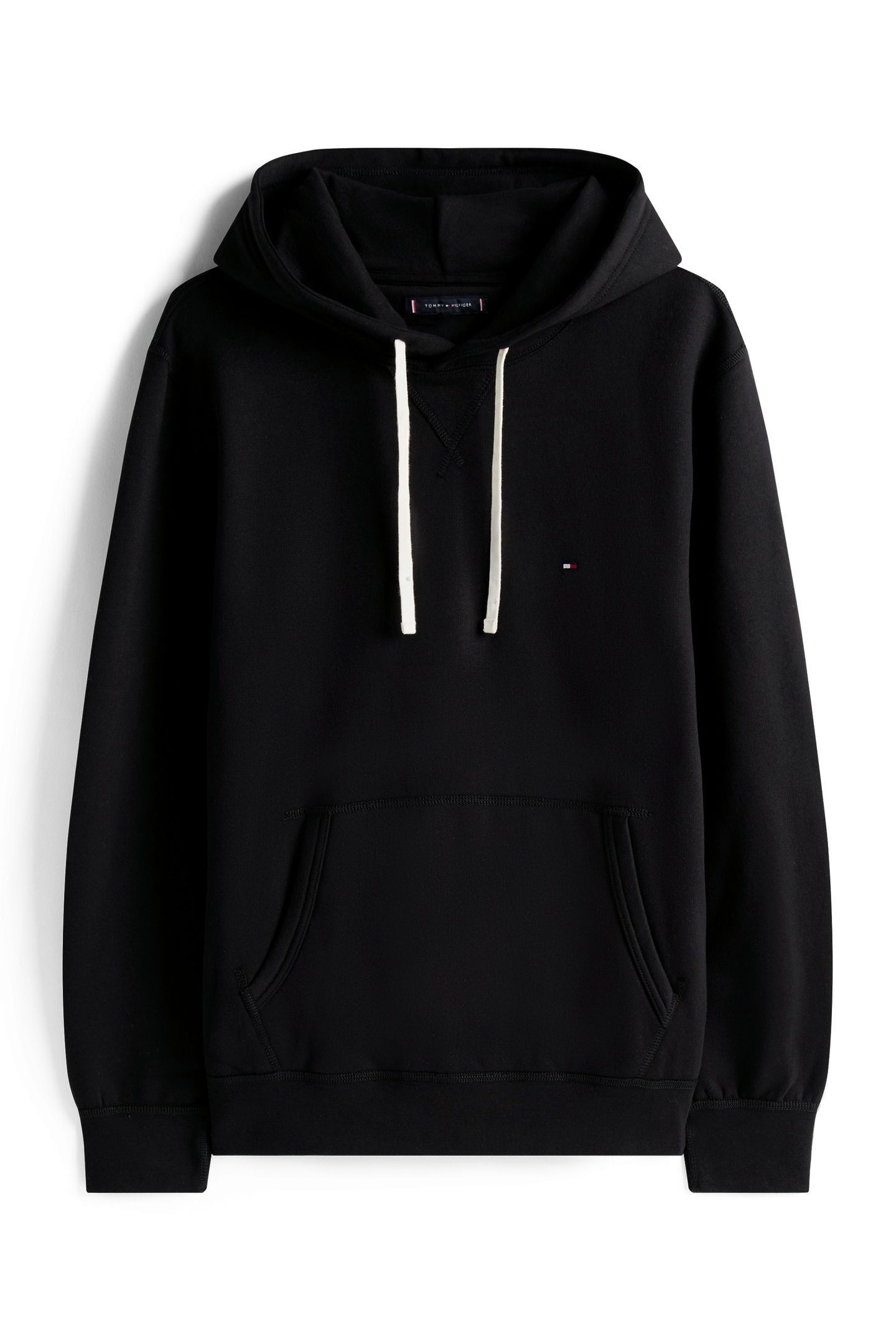 ESSENTIAL FLEECE HOODIE BLACK 4