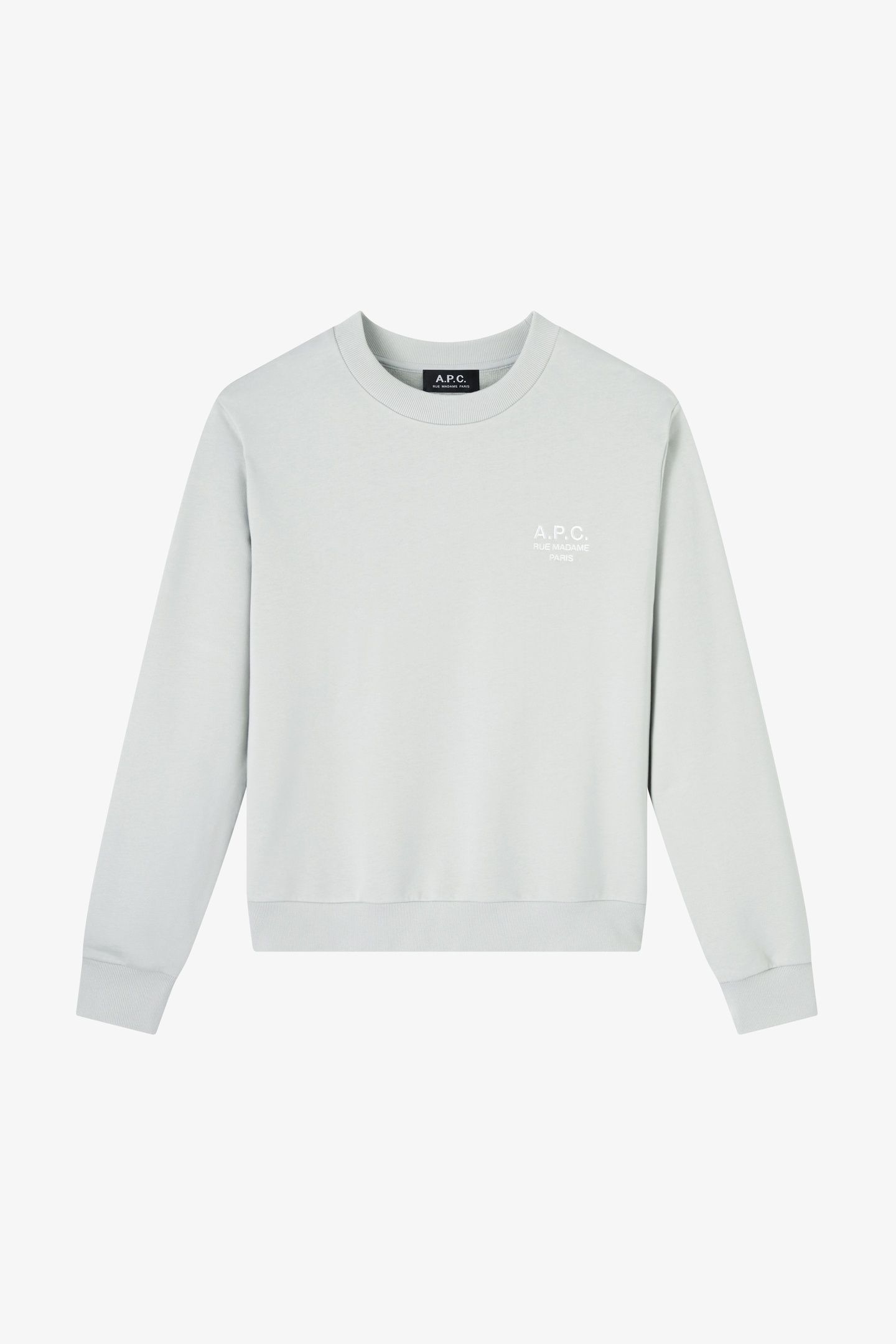 UNISEX SWEATSHIRT STANDARD RUE MADAME BLUE GREY/WHITE 4