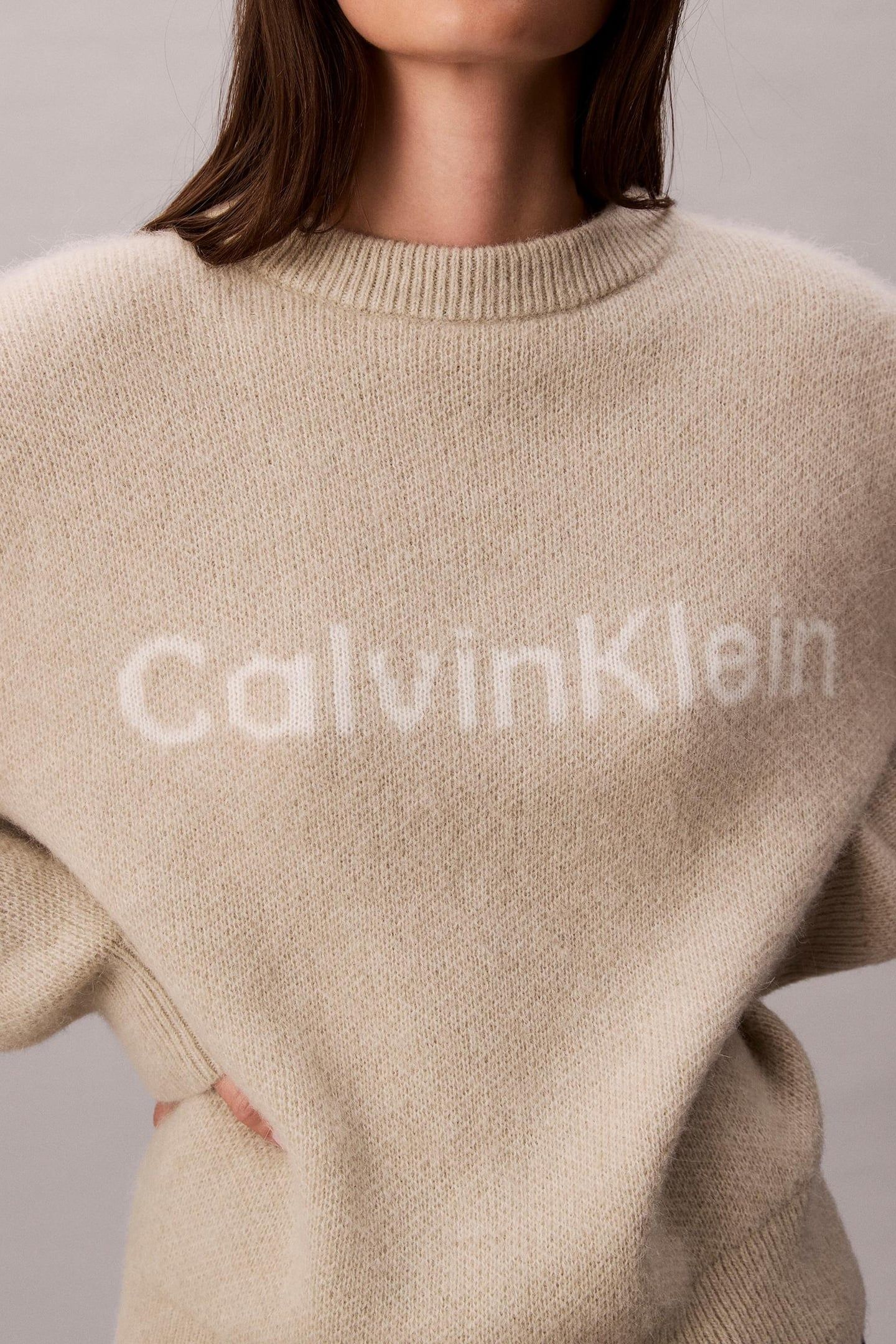 ALPACA LOGO SWEATER PELICAN 7