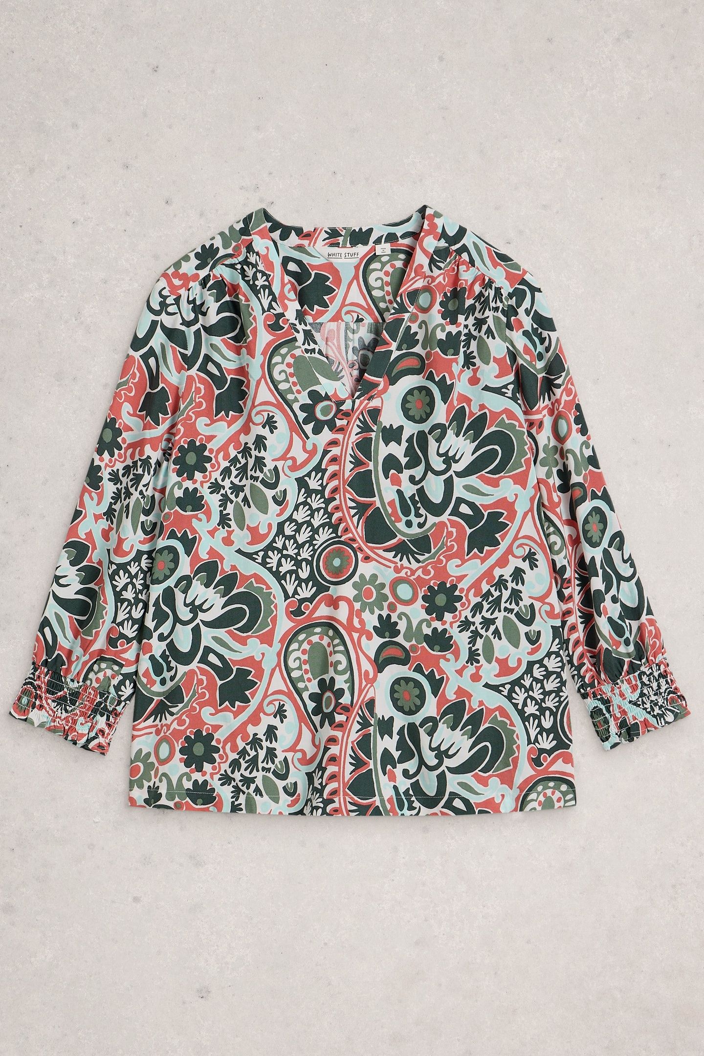ELSA TOP IVORY MULTI 1