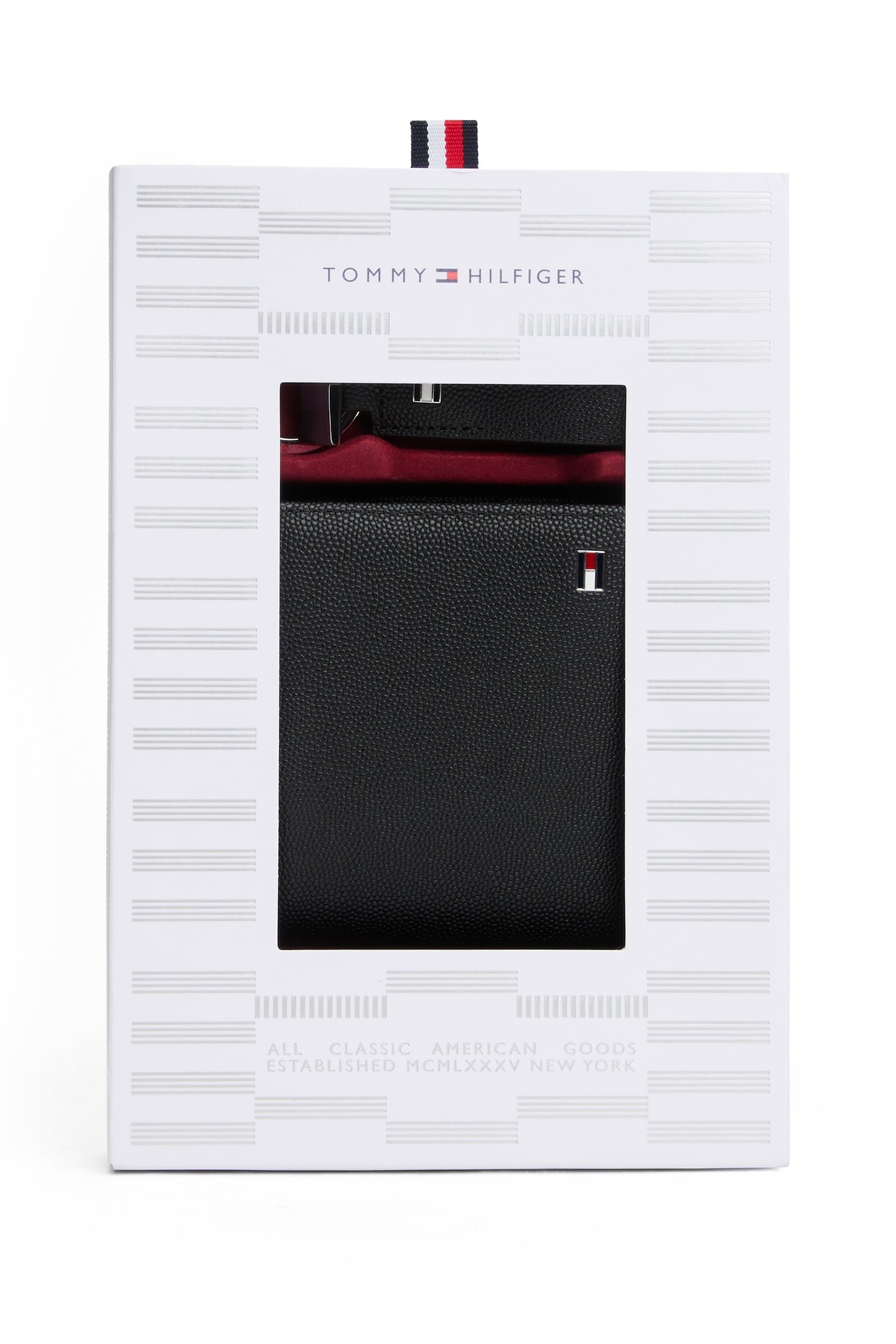 TH FLAG MINI CC & KEY FOB GIFT SET BLACK 5