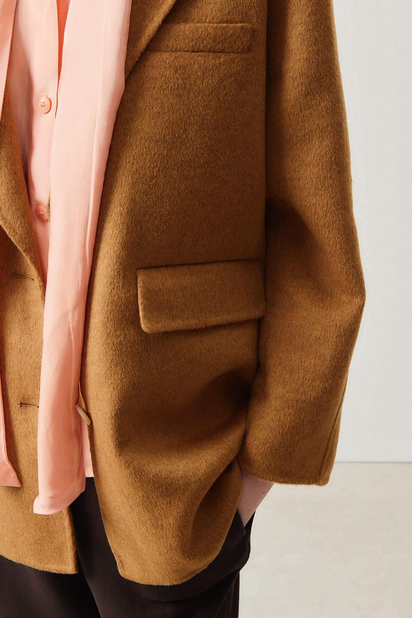 DADOULOVE-C COAT CACAHUETE CHINE 8
