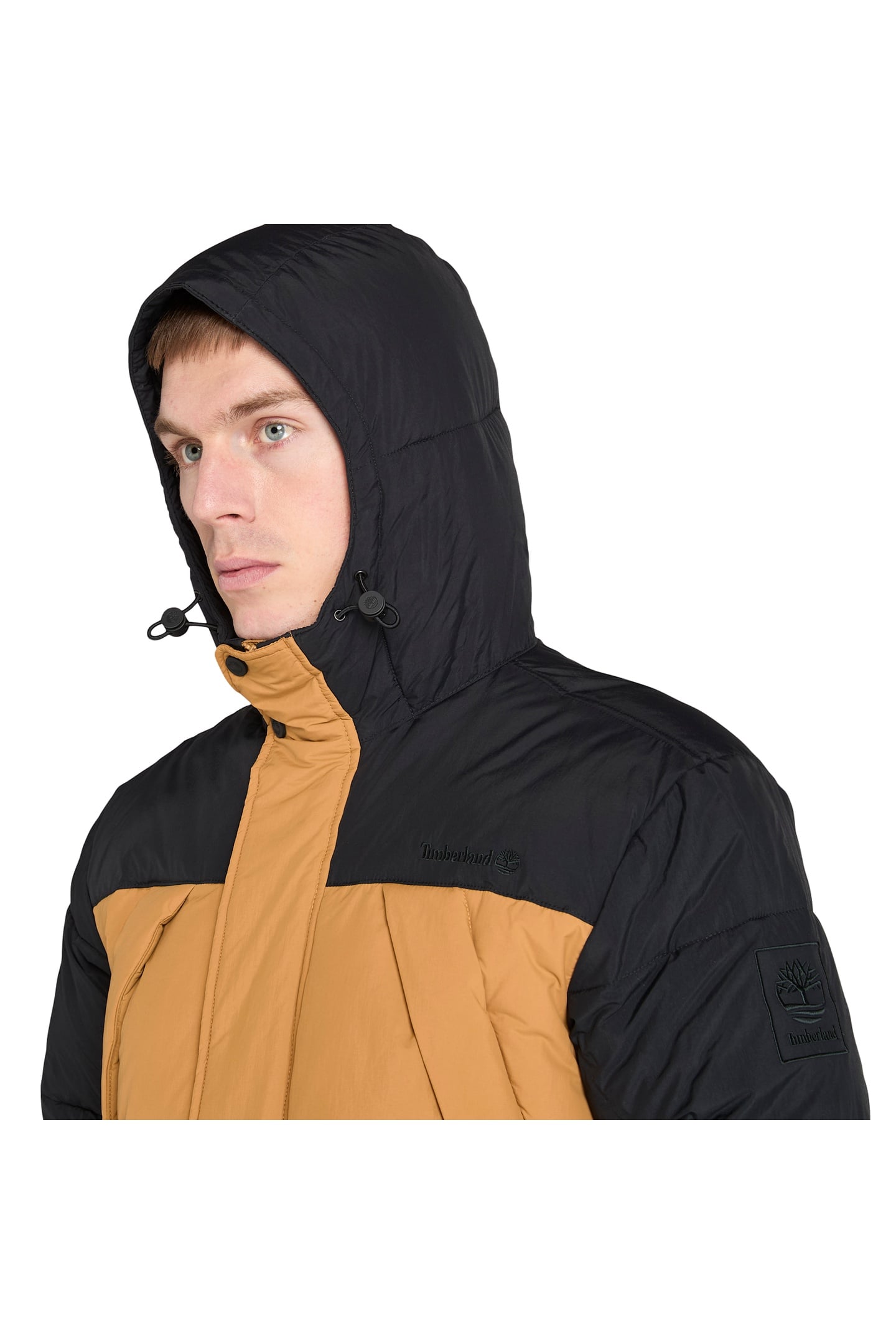 DURABLE WATER REPELLENT PUFFER JACKET BLACK/WHEAT 4