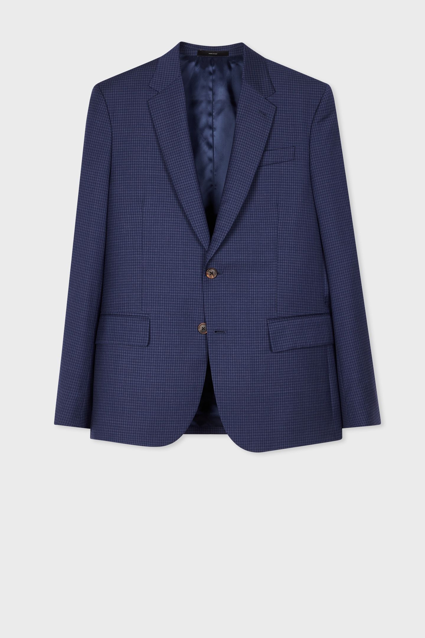 GENTS TAILORED FIT 2BTN JACKET BLUE 4