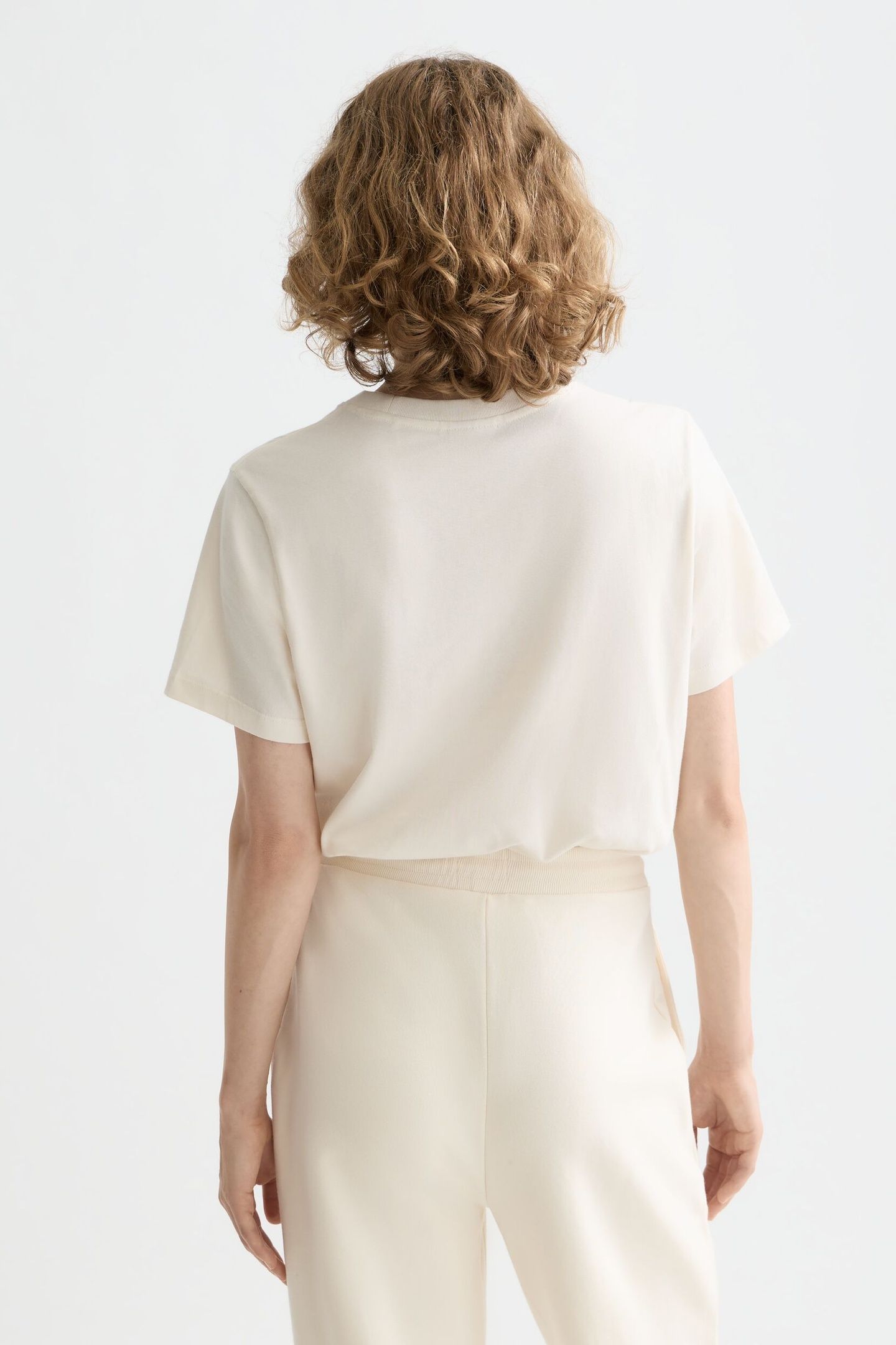 CHEST ARTWORK REGULAR T-SHIRT OFF WHITE 3
