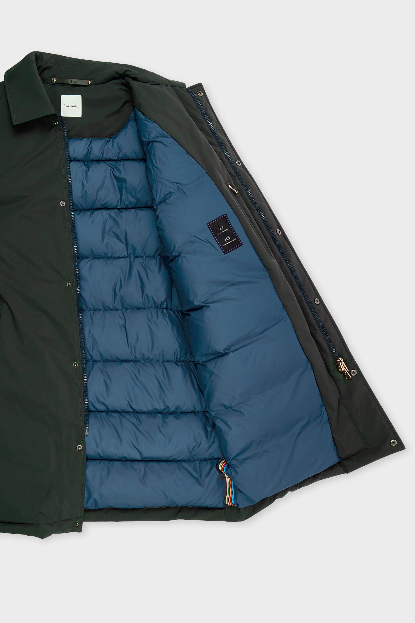 MENS DOWN COAT VERY DARK GREEN 7