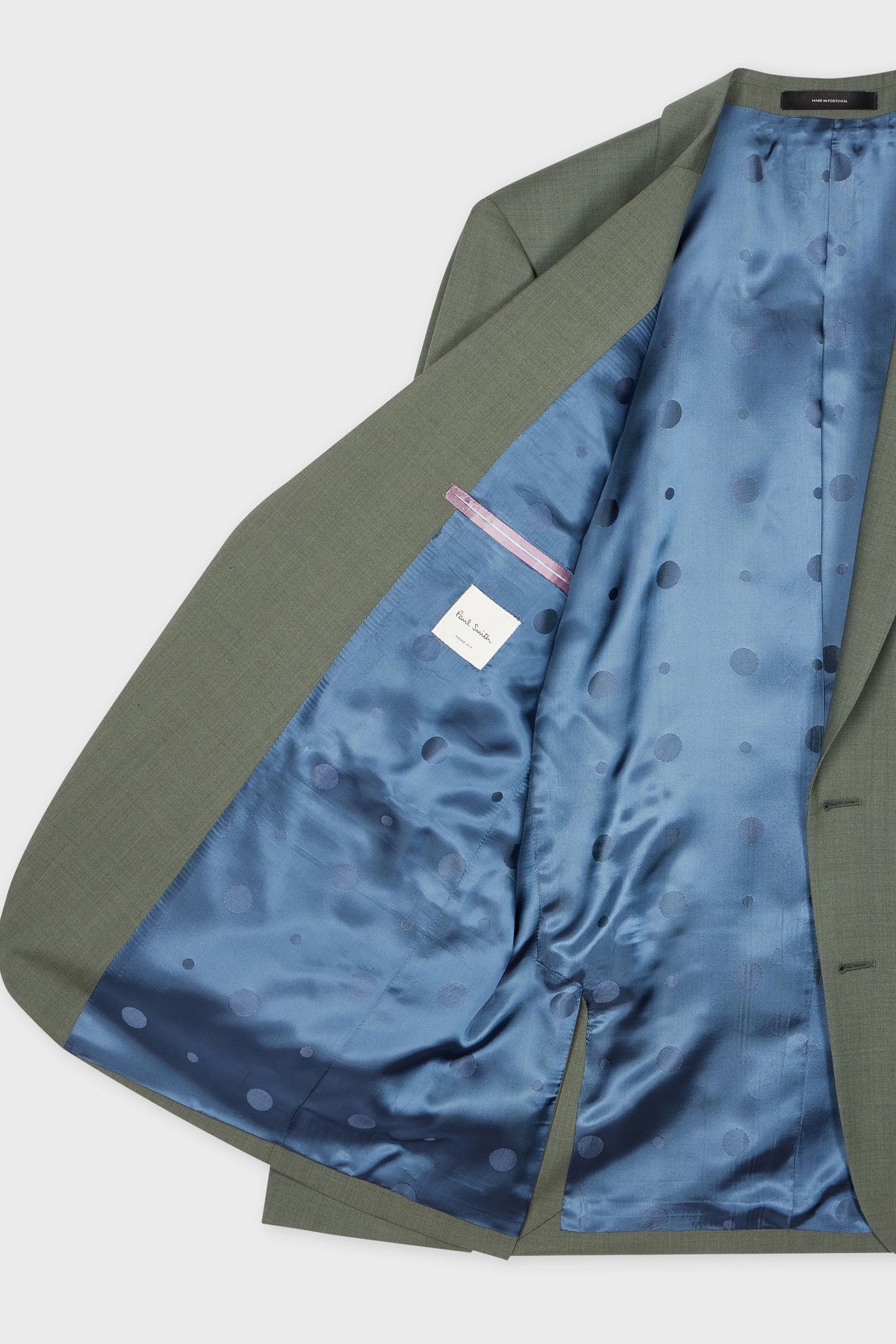 MENS TAILORED FIT 2 BUTTON SUIT PETROL GREEN 6