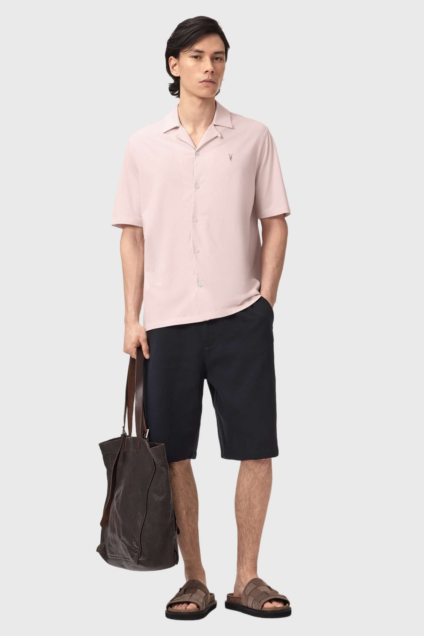 HUDSON SS SHIRT SEASHELL PINK 5