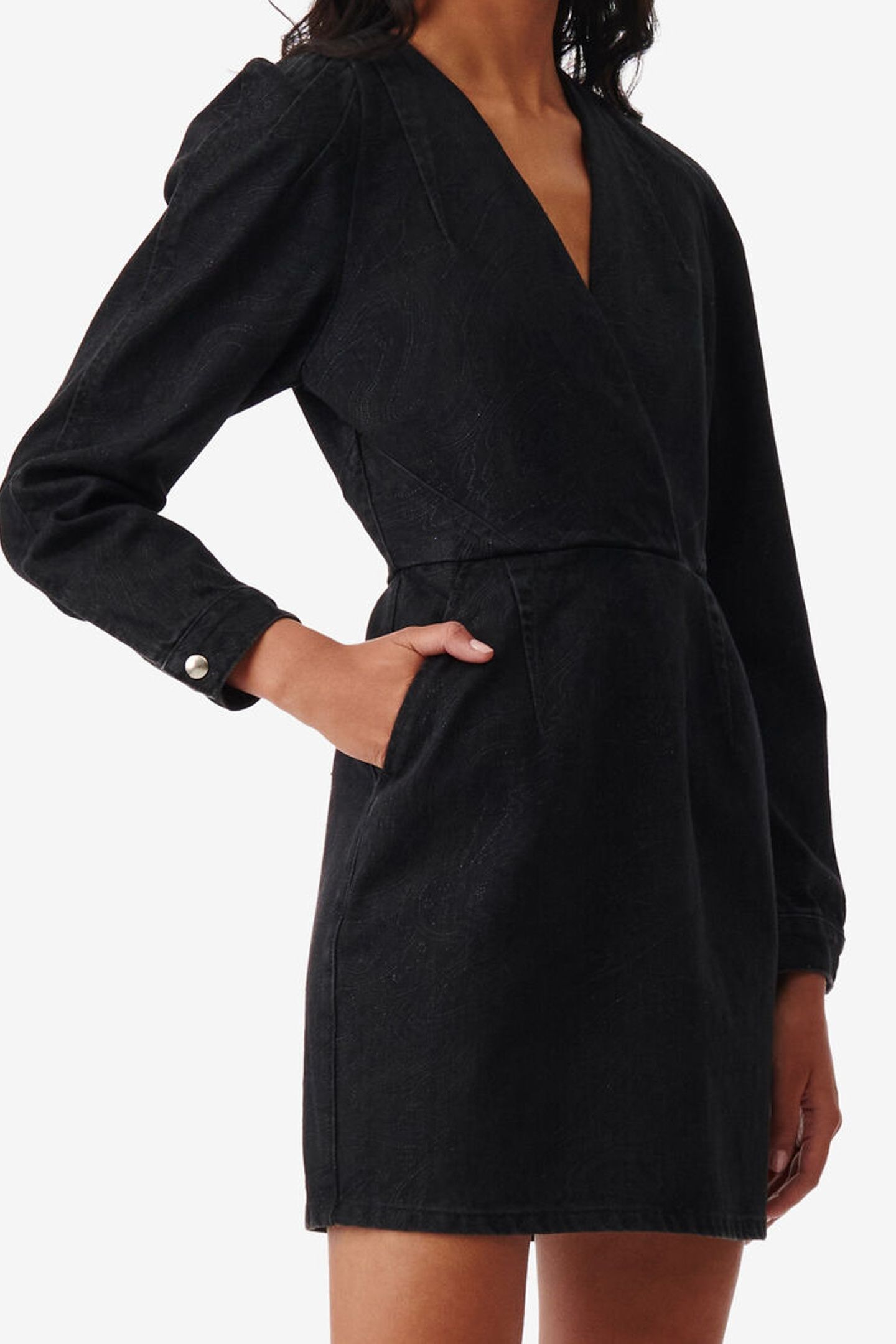 DORA DRESS BLACK / STRASS 3