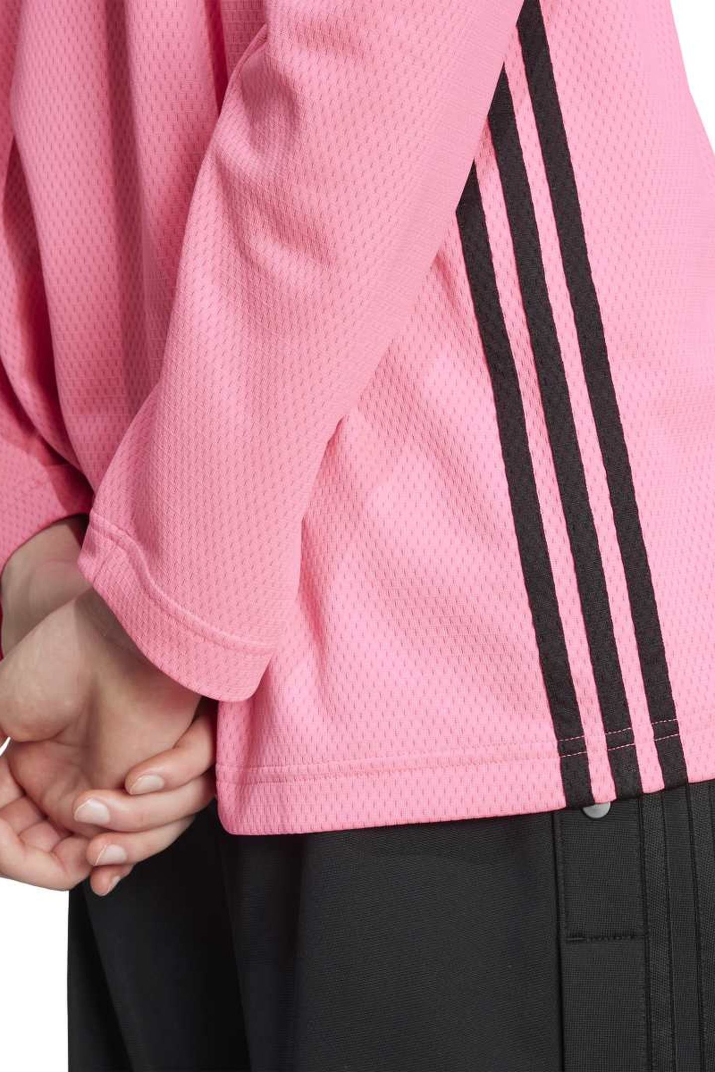 UNISEX MESH LS LUCID PINK 5