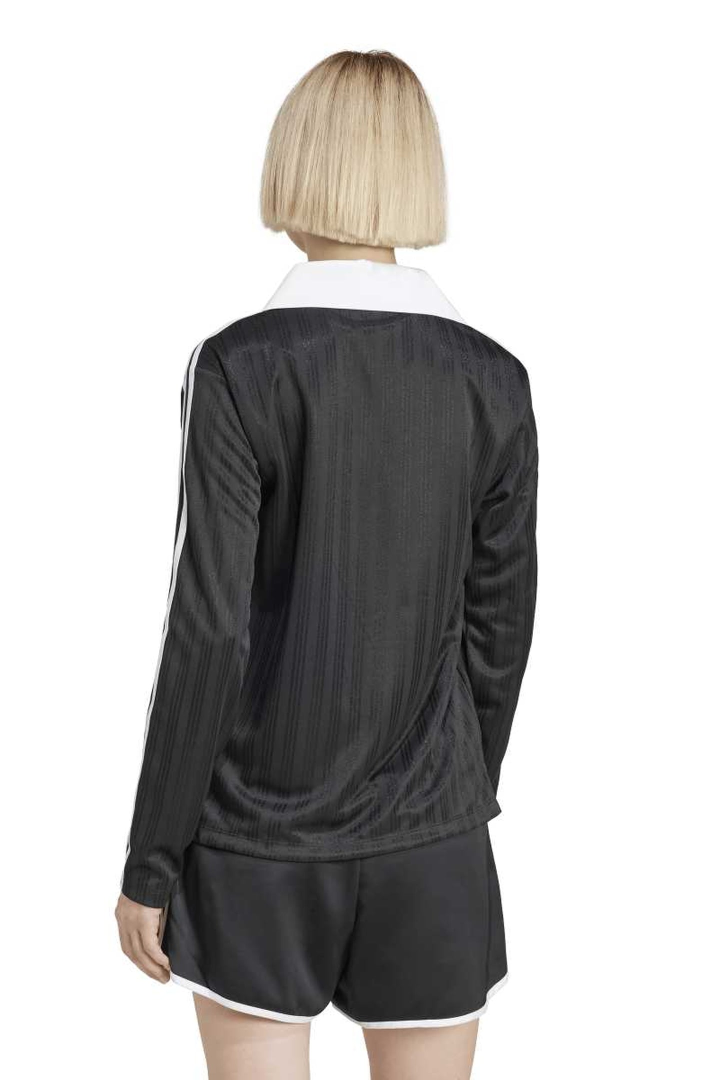 V-NECK LS TEE BLACK 3