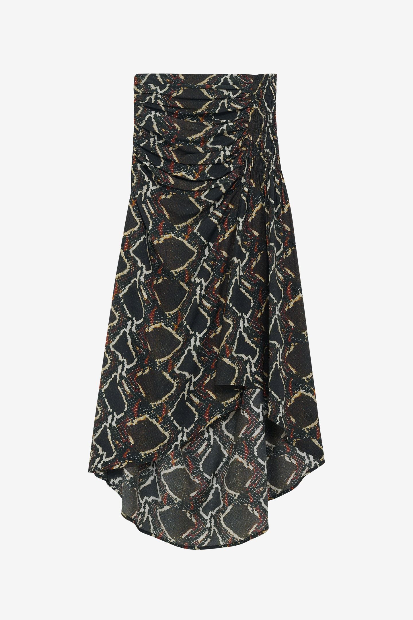 ALESSANDRA SKIRT BLACK/BROWN 5