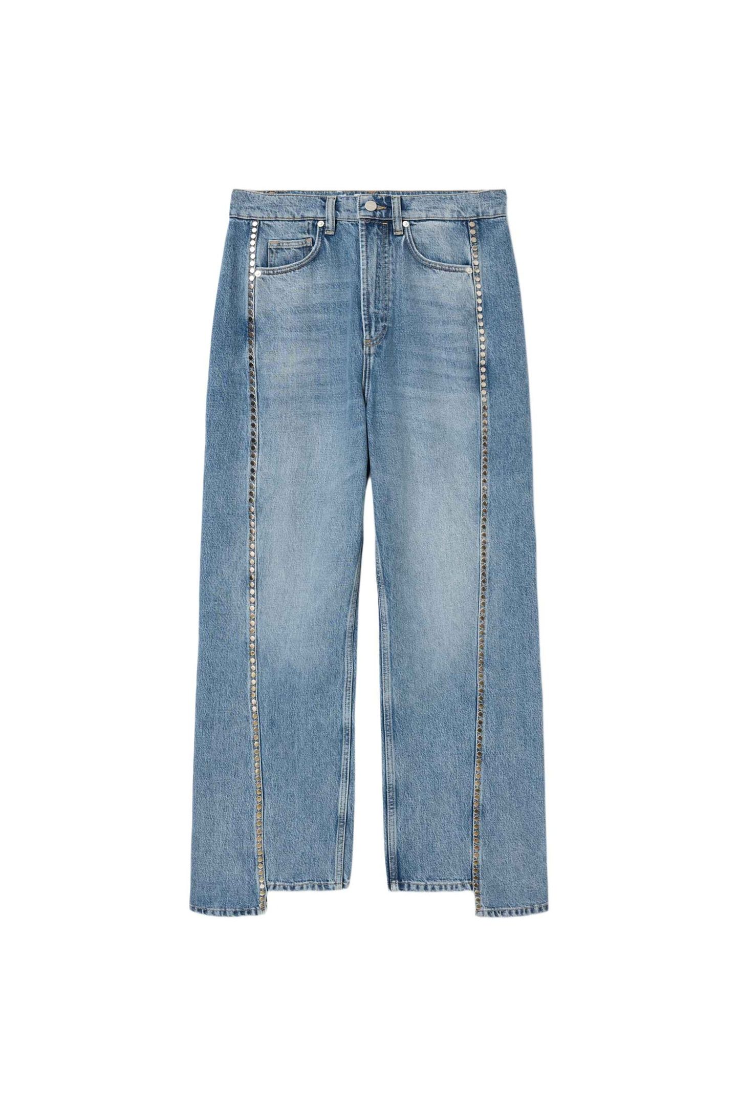 FRANKIE STUD JEAN VINTAGE INDIGO 5