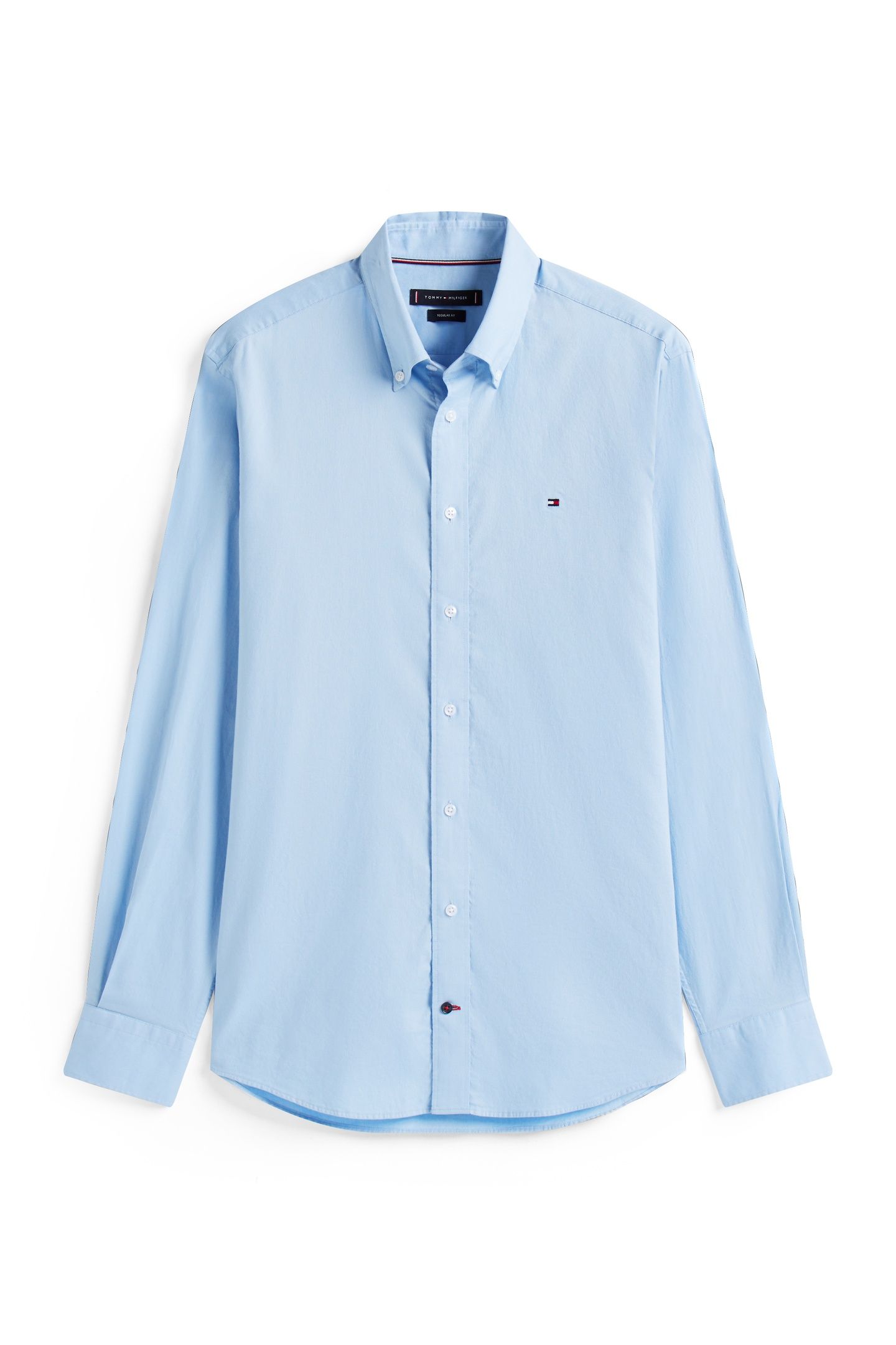 OXFORD SOLID STITCH SHIRT CHAMBRAY BLUE 4