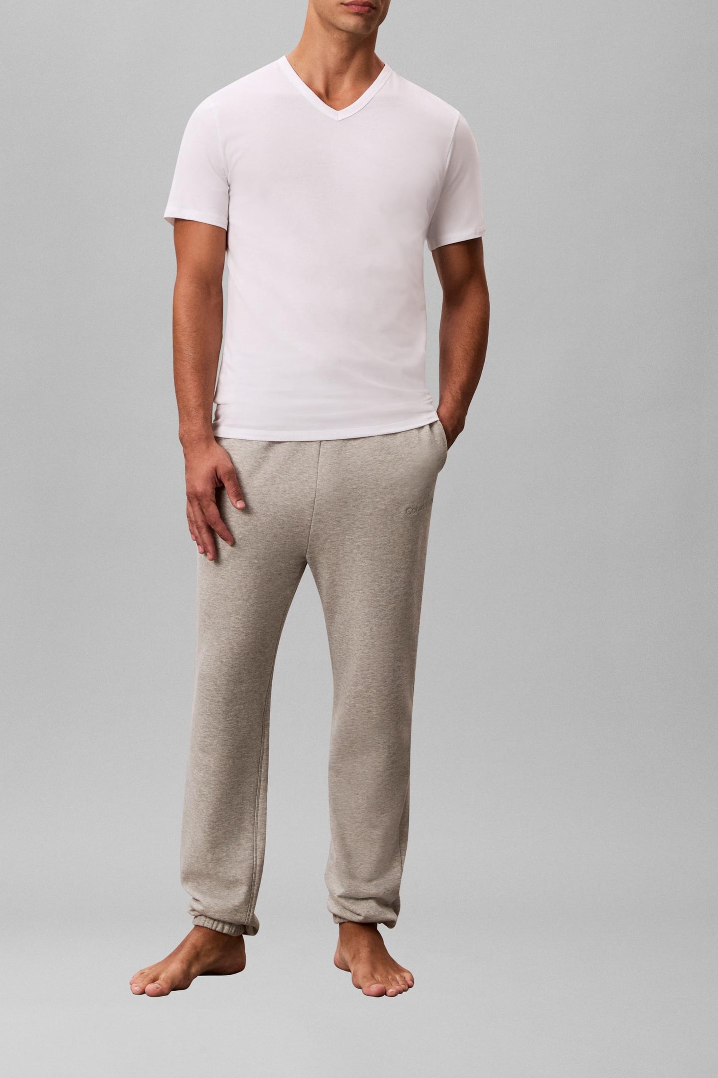 S/S V NECK 3-PACK WHITE 4