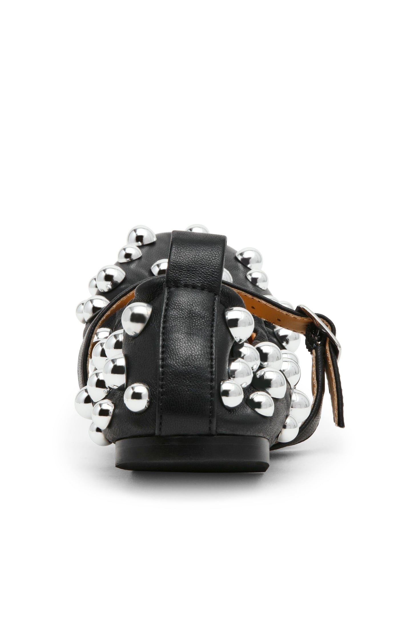 SUNRAYS FLAT SHOES BLACK LEATHER 4