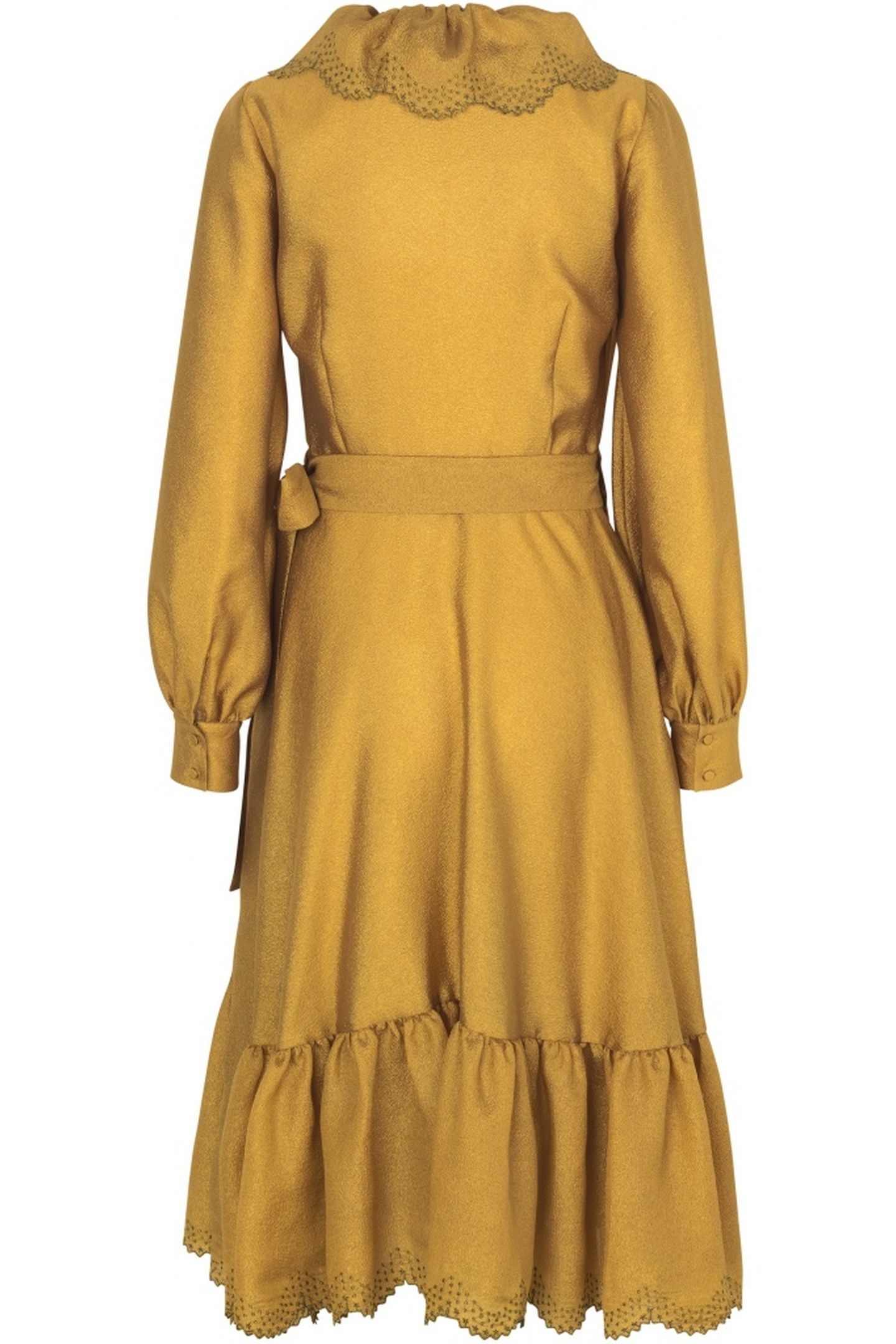 STEFFI DRESS LONG GOLD 2