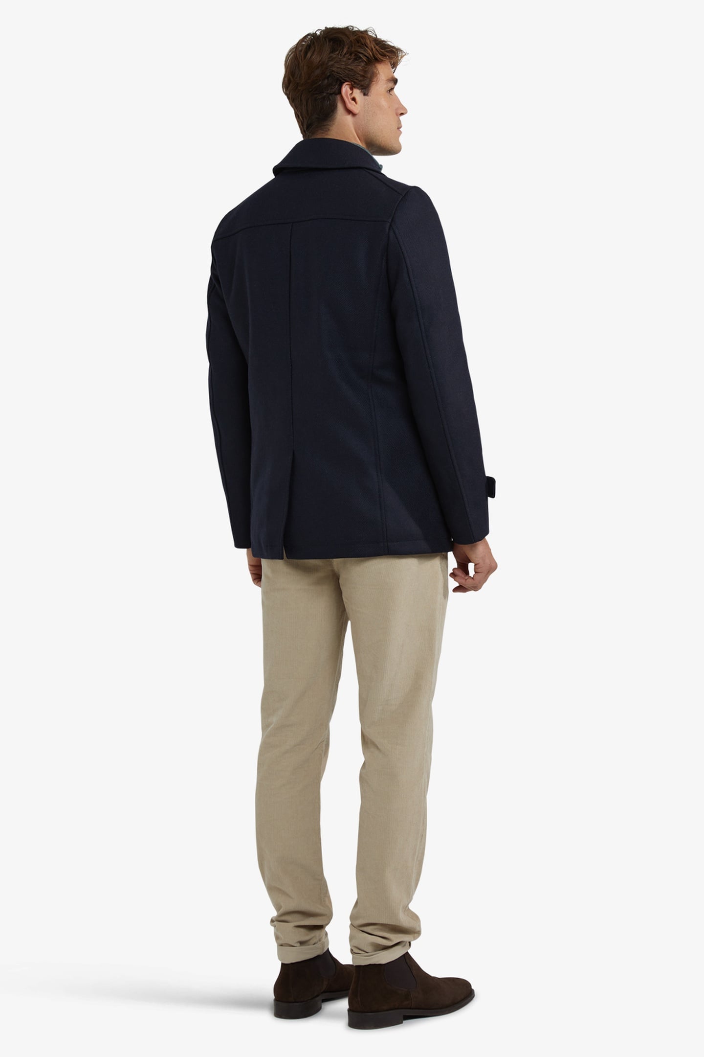 WOOL PEACOAT NAVY 3