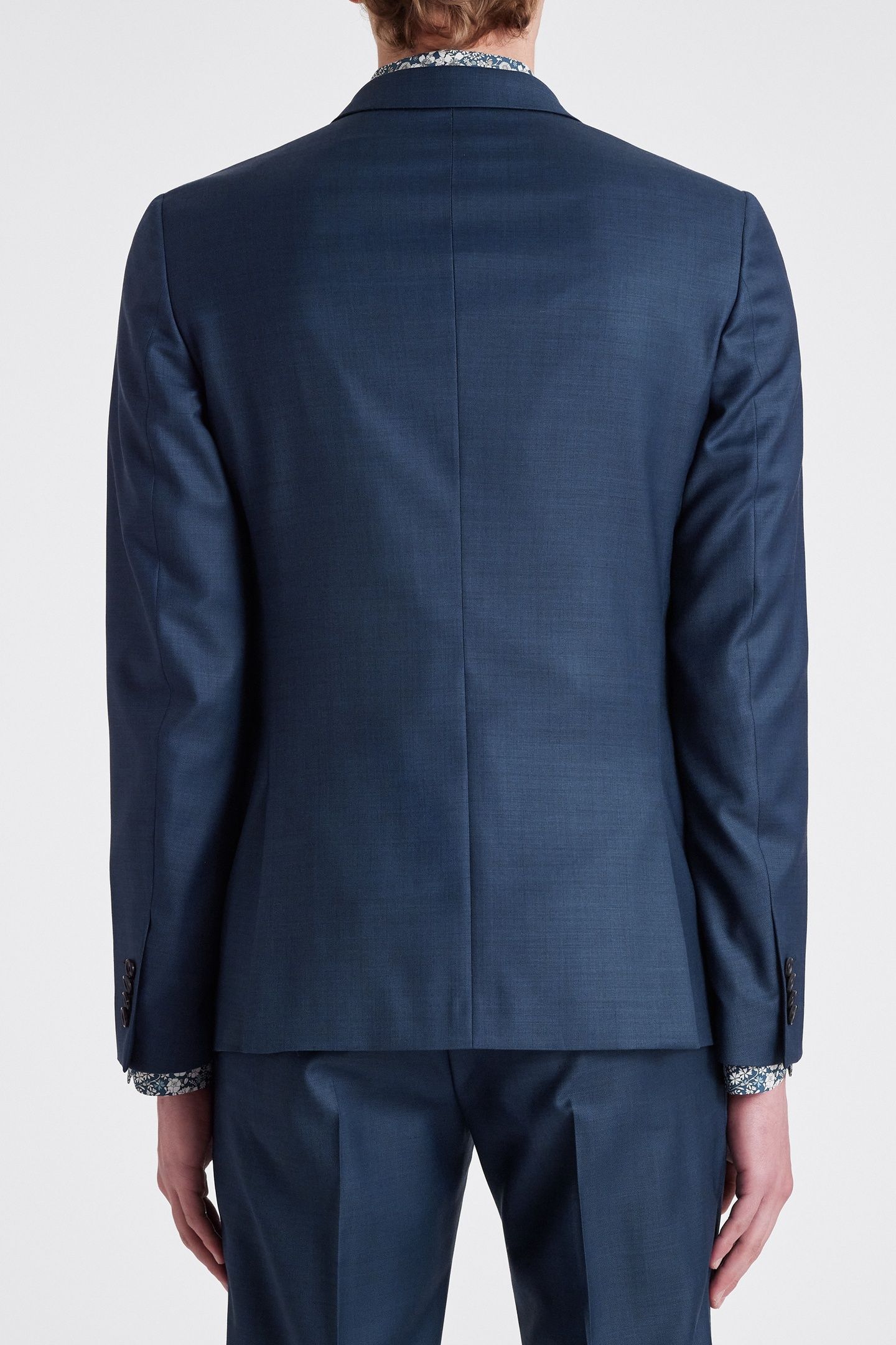MENS SLIM FIT 2BTN SUIT INKY BLUE 3