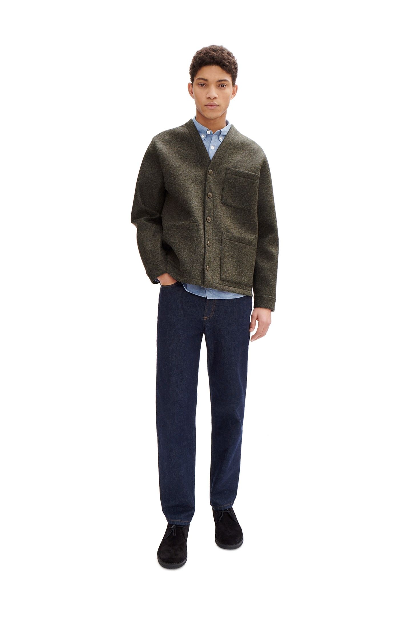 UNISEX JACKET AURELIEN HEATHERED KHAKI 1