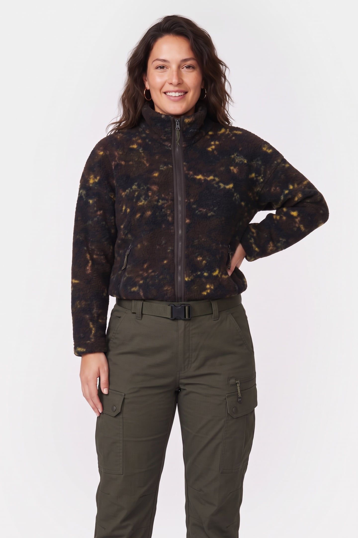 STONE LITE AOP JACKET LICHEN PEAT 1