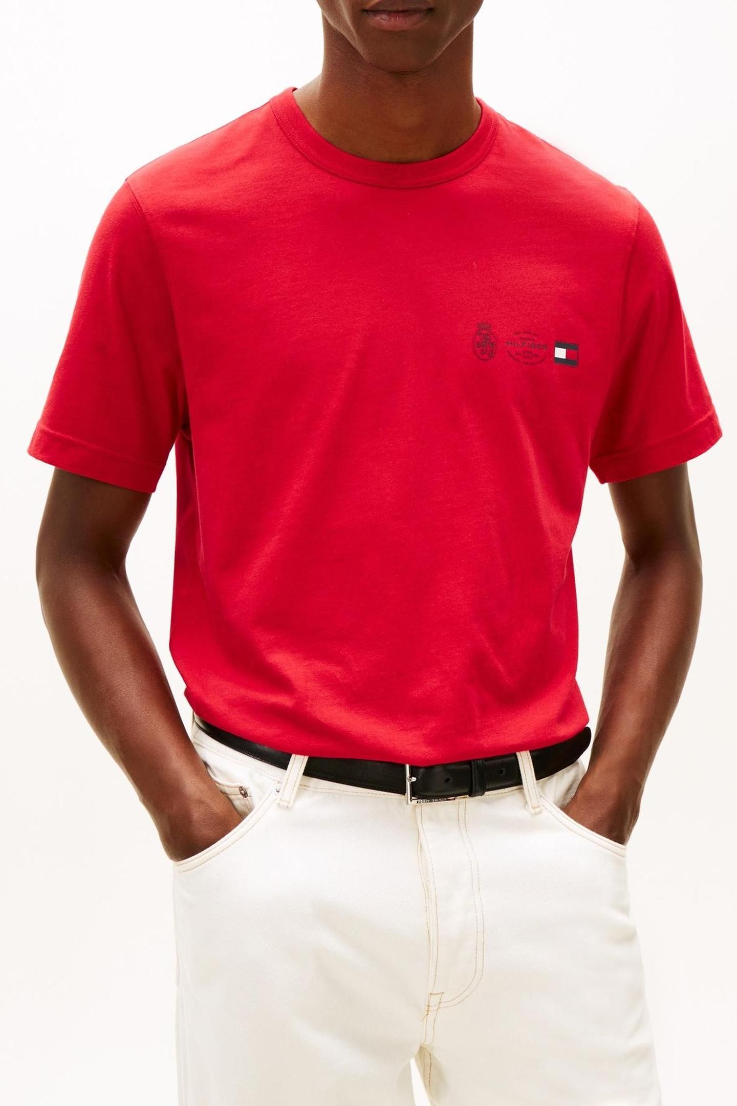 SMALL CREST OUTLINE MEDIUM RED 1